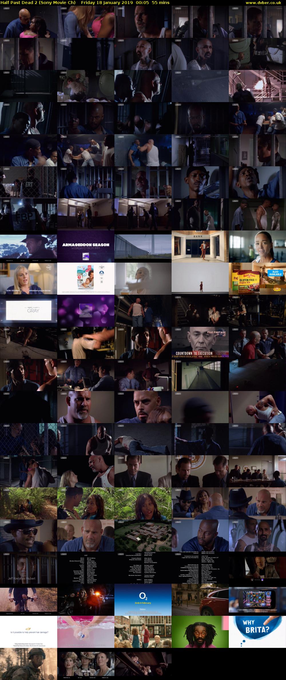 Half Past Dead 2 (Sony Movie Ch) Friday 18 January 2019 00:05 - 01:00