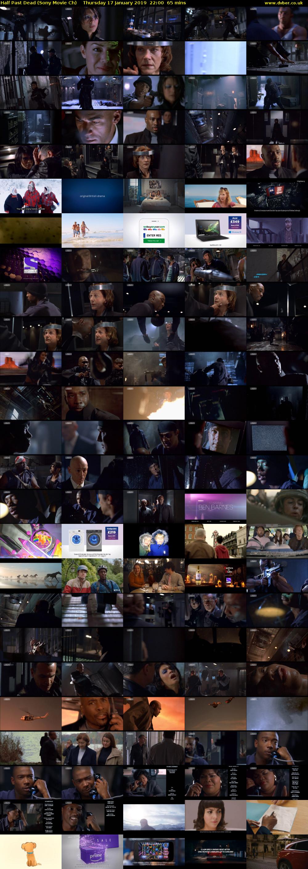 Half Past Dead (Sony Movie Ch) Thursday 17 January 2019 22:00 - 23:05