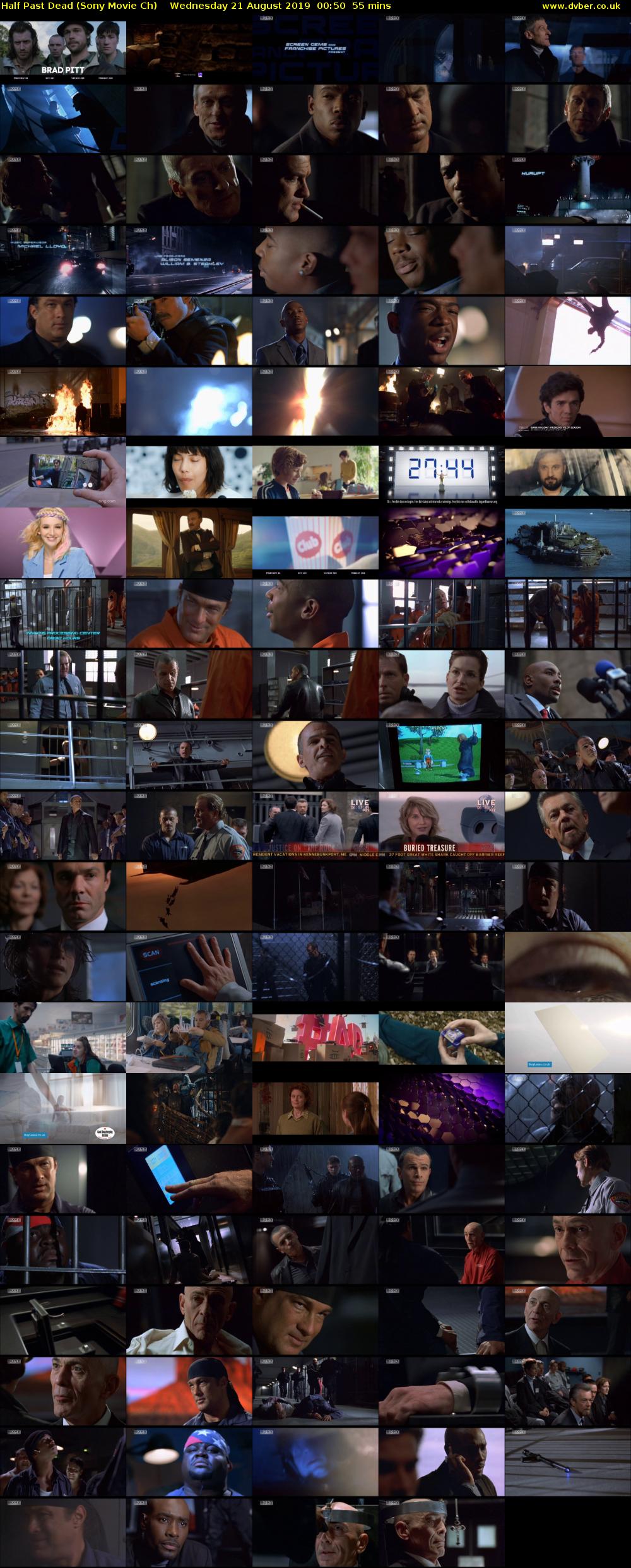 Half Past Dead (Sony Movie Ch) Wednesday 21 August 2019 00:50 - 01:45