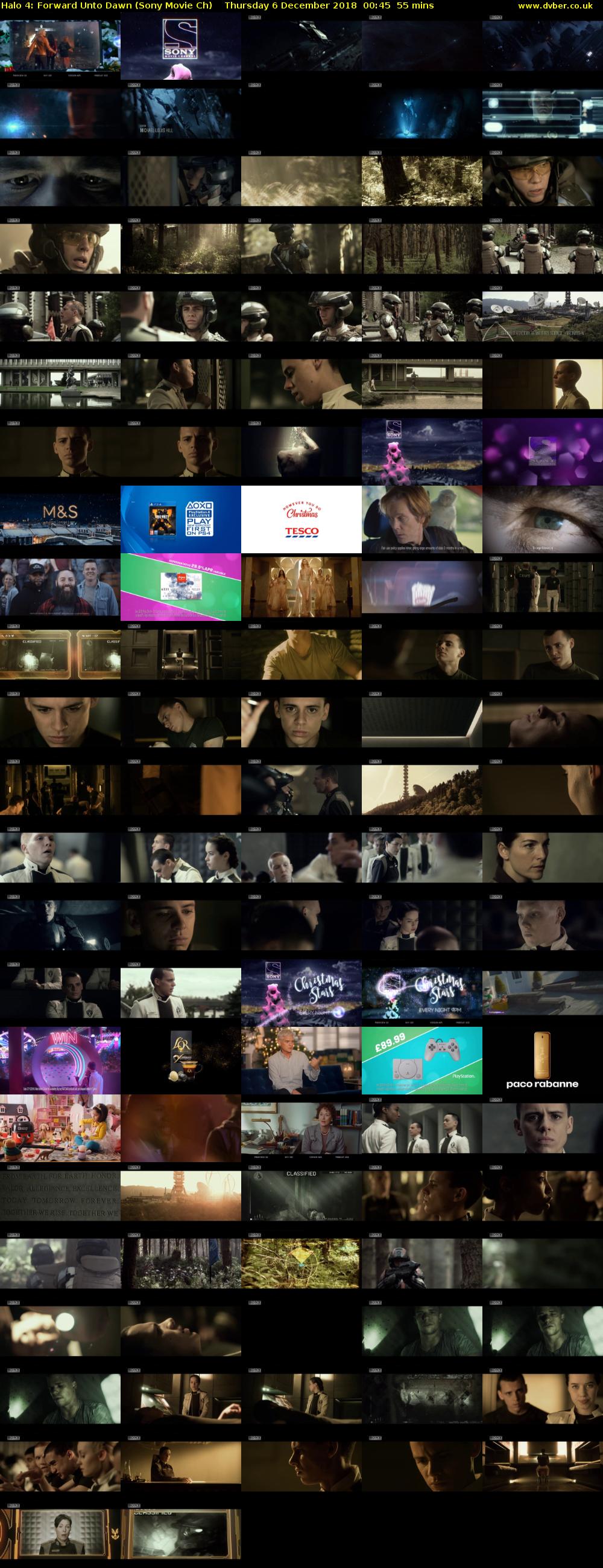 Halo 4: Forward Unto Dawn (Sony Movie Ch) Thursday 6 December 2018 00:45 - 01:40