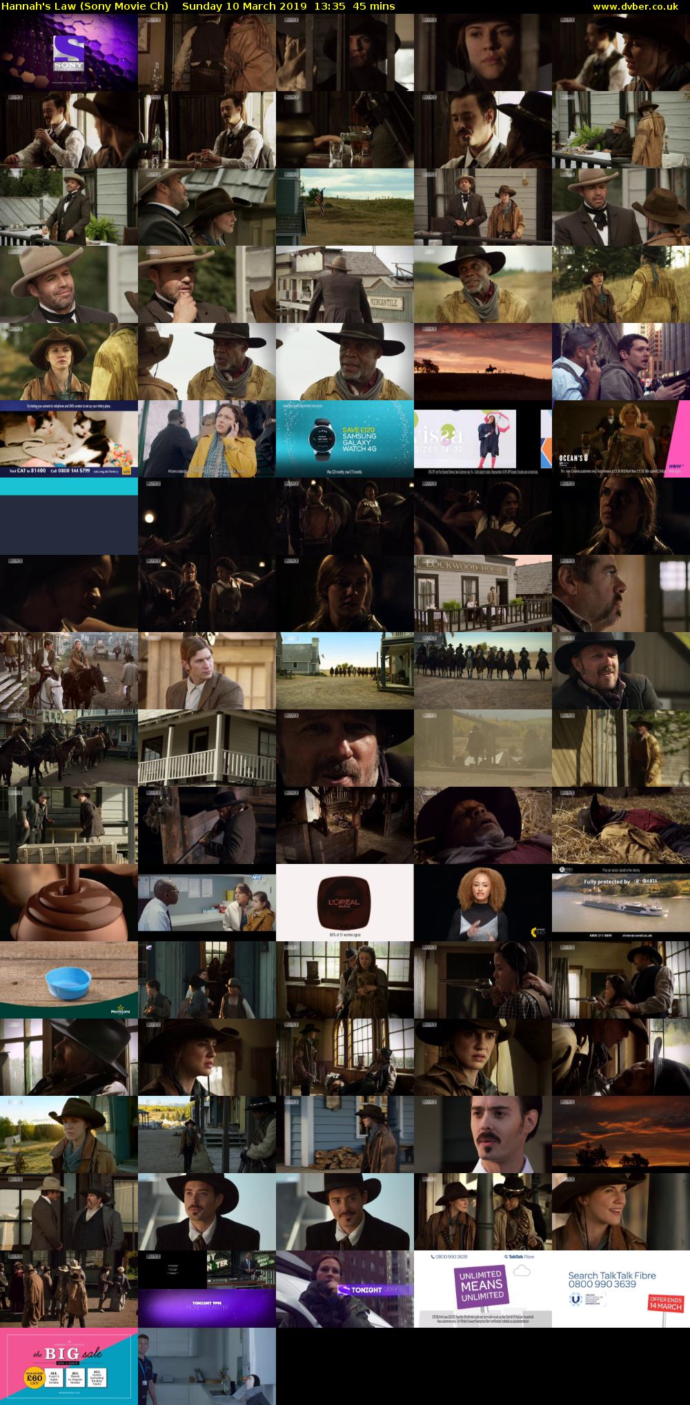 Hannah's Law (Sony Movie Ch) Sunday 10 March 2019 13:35 - 14:20