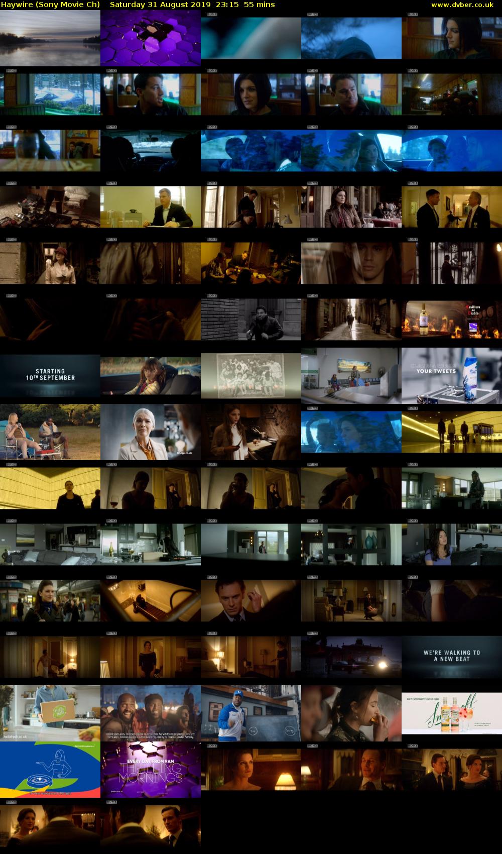 Haywire (Sony Movie Ch) Saturday 31 August 2019 23:15 - 00:10