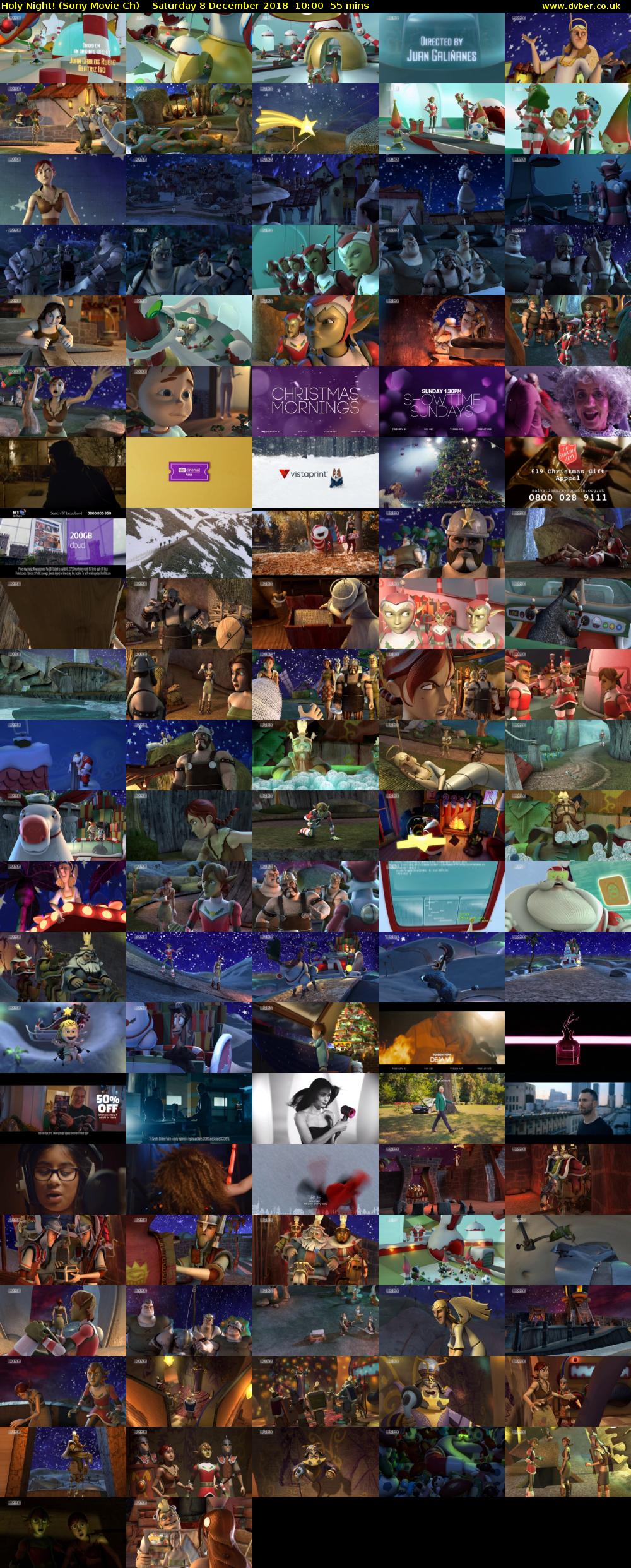 Holy Night! (Sony Movie Ch) Saturday 8 December 2018 10:00 - 10:55