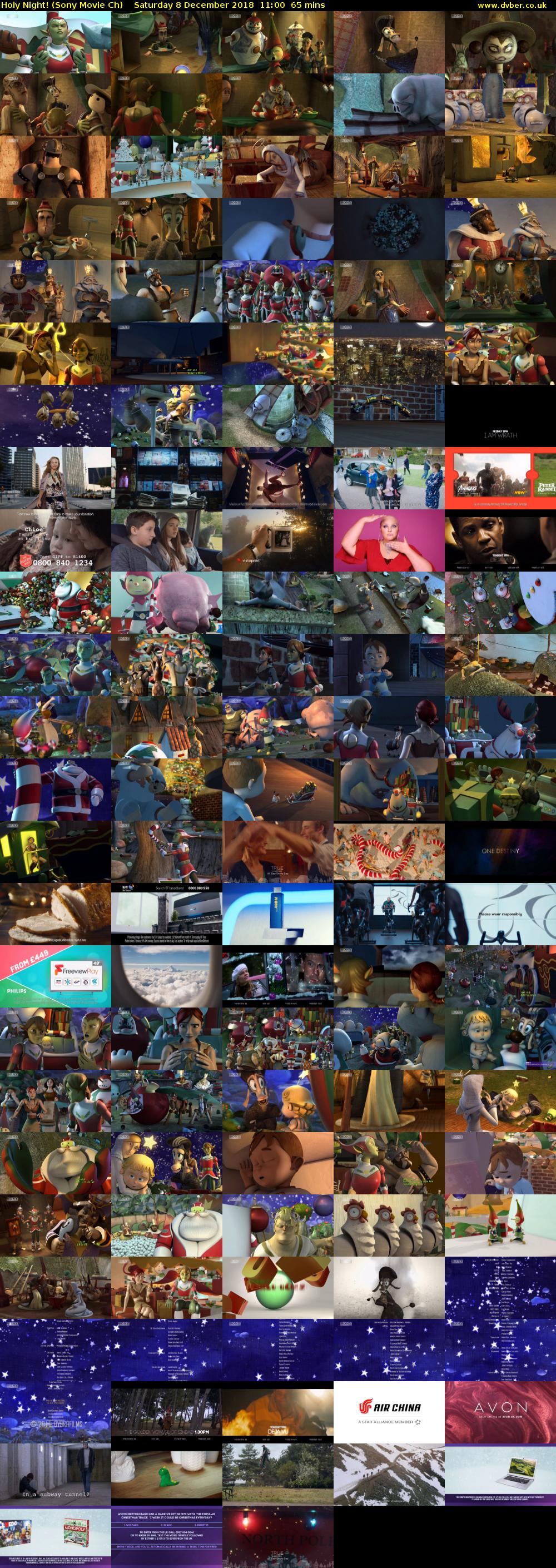 Holy Night! (Sony Movie Ch) Saturday 8 December 2018 11:00 - 12:05