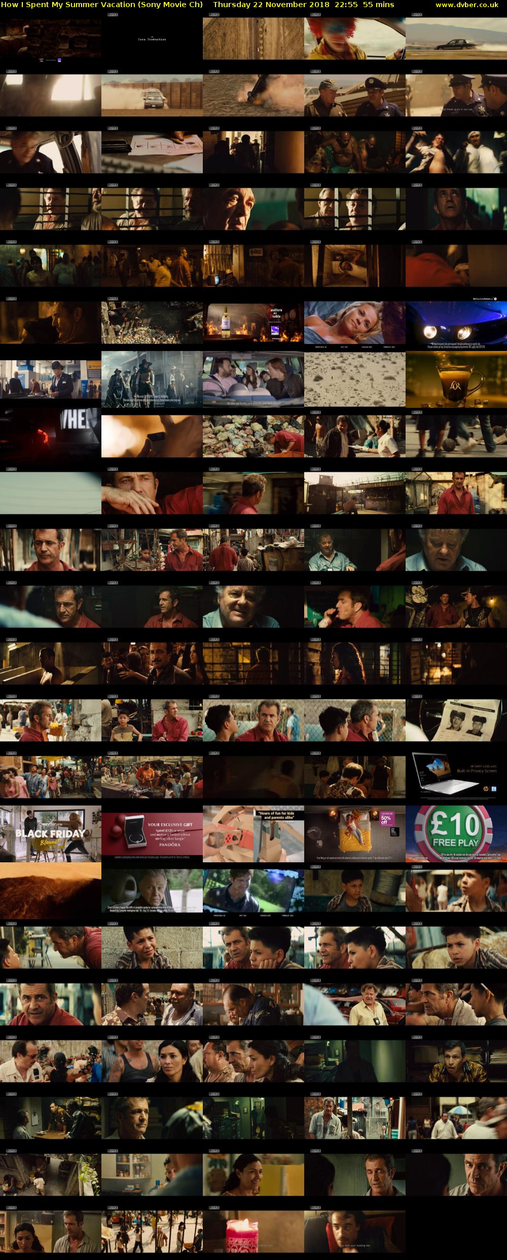 How I Spent My Summer Vacation (Sony Movie Ch) Thursday 22 November 2018 22:55 - 23:50