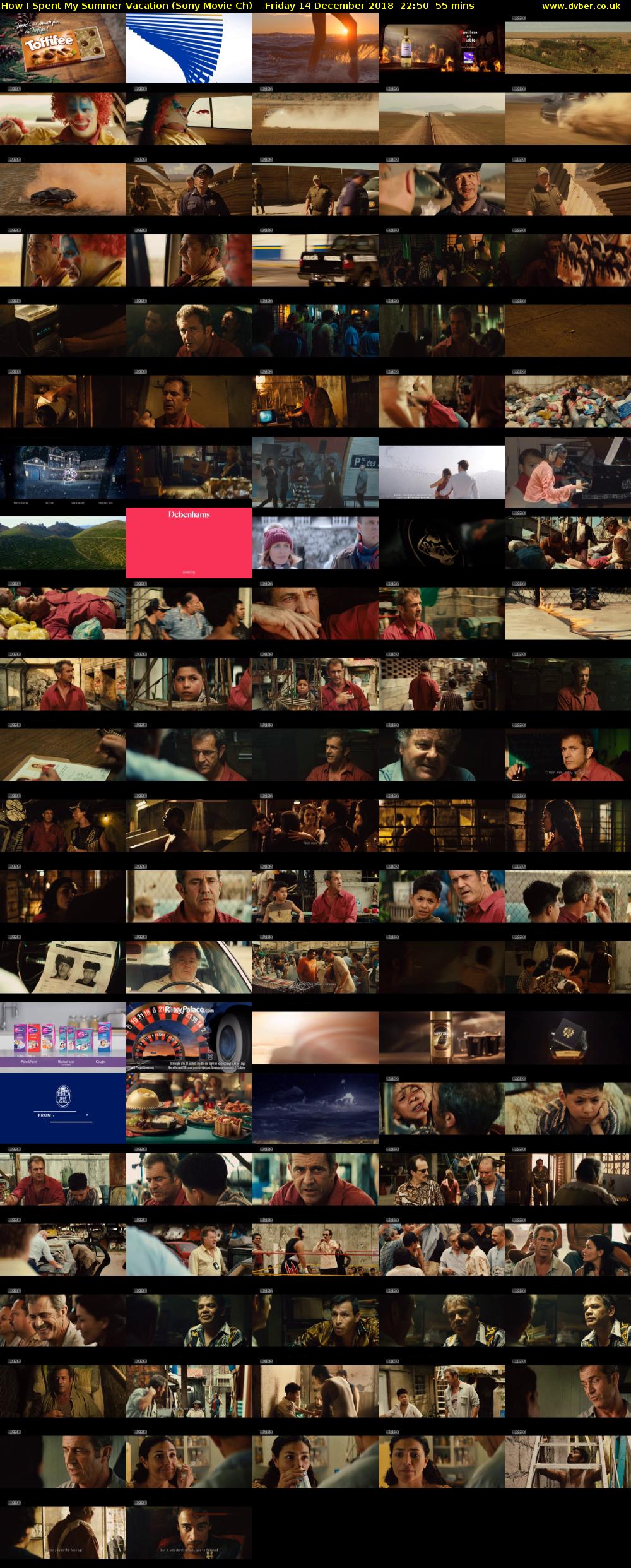 How I Spent My Summer Vacation (Sony Movie Ch) Friday 14 December 2018 22:50 - 23:45