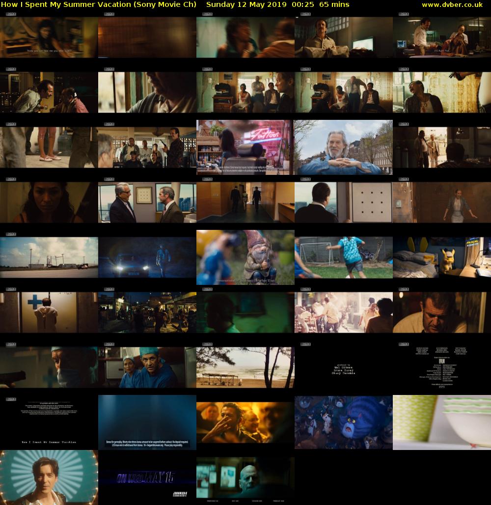 How I Spent My Summer Vacation (Sony Movie Ch) Sunday 12 May 2019 00:25 - 01:30