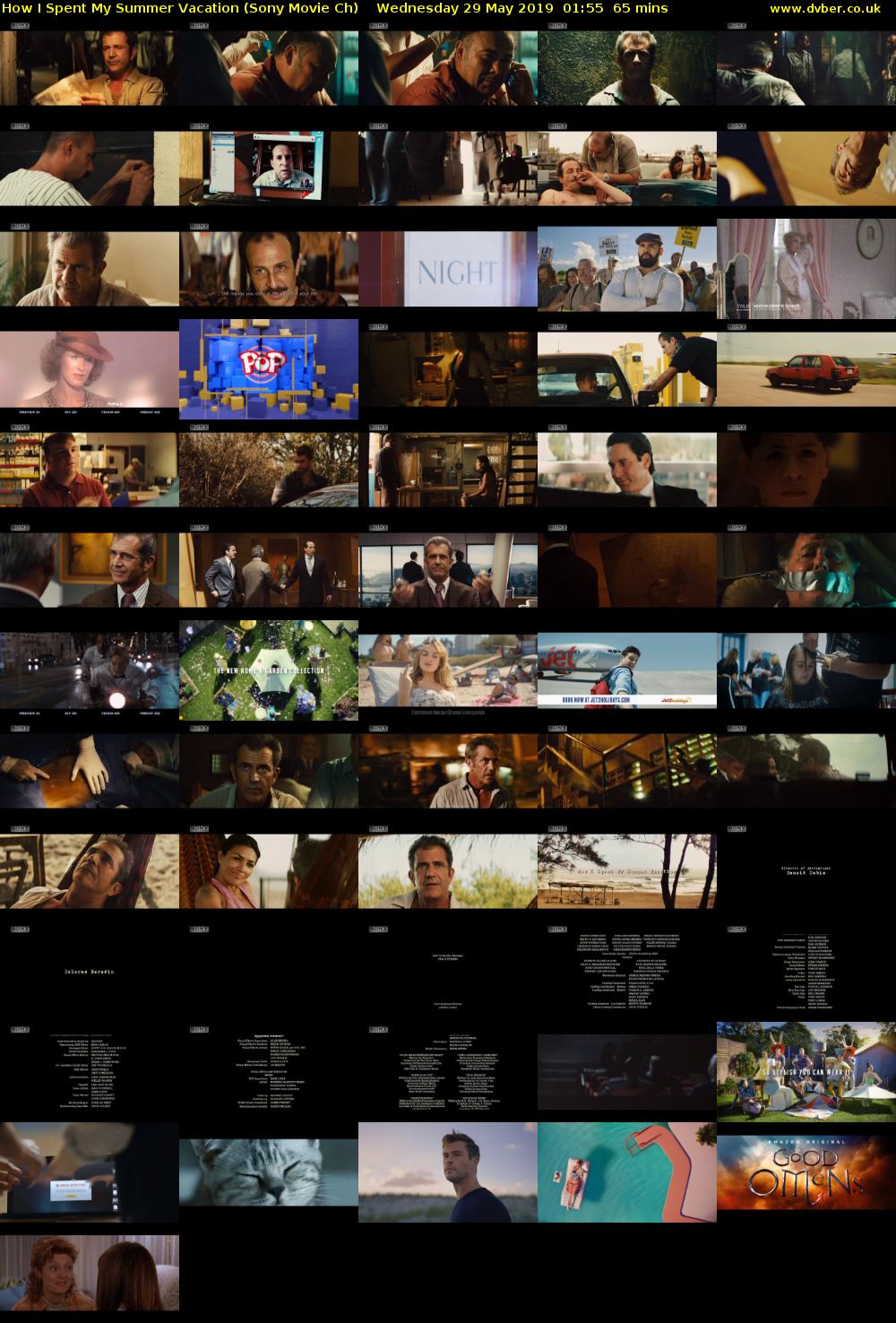 How I Spent My Summer Vacation (Sony Movie Ch) Wednesday 29 May 2019 01:55 - 03:00