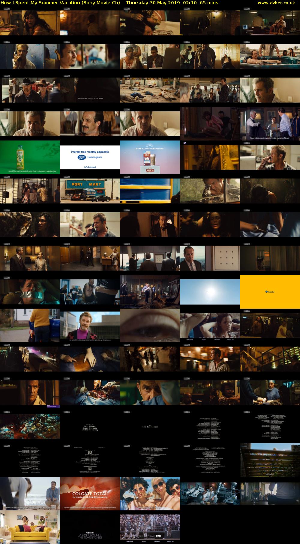 How I Spent My Summer Vacation (Sony Movie Ch) Thursday 30 May 2019 02:10 - 03:15