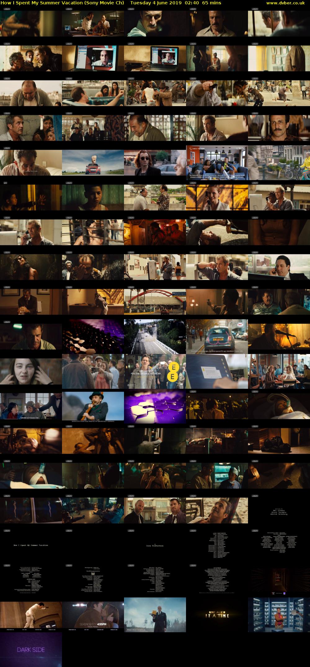 How I Spent My Summer Vacation (Sony Movie Ch) Tuesday 4 June 2019 02:40 - 03:45