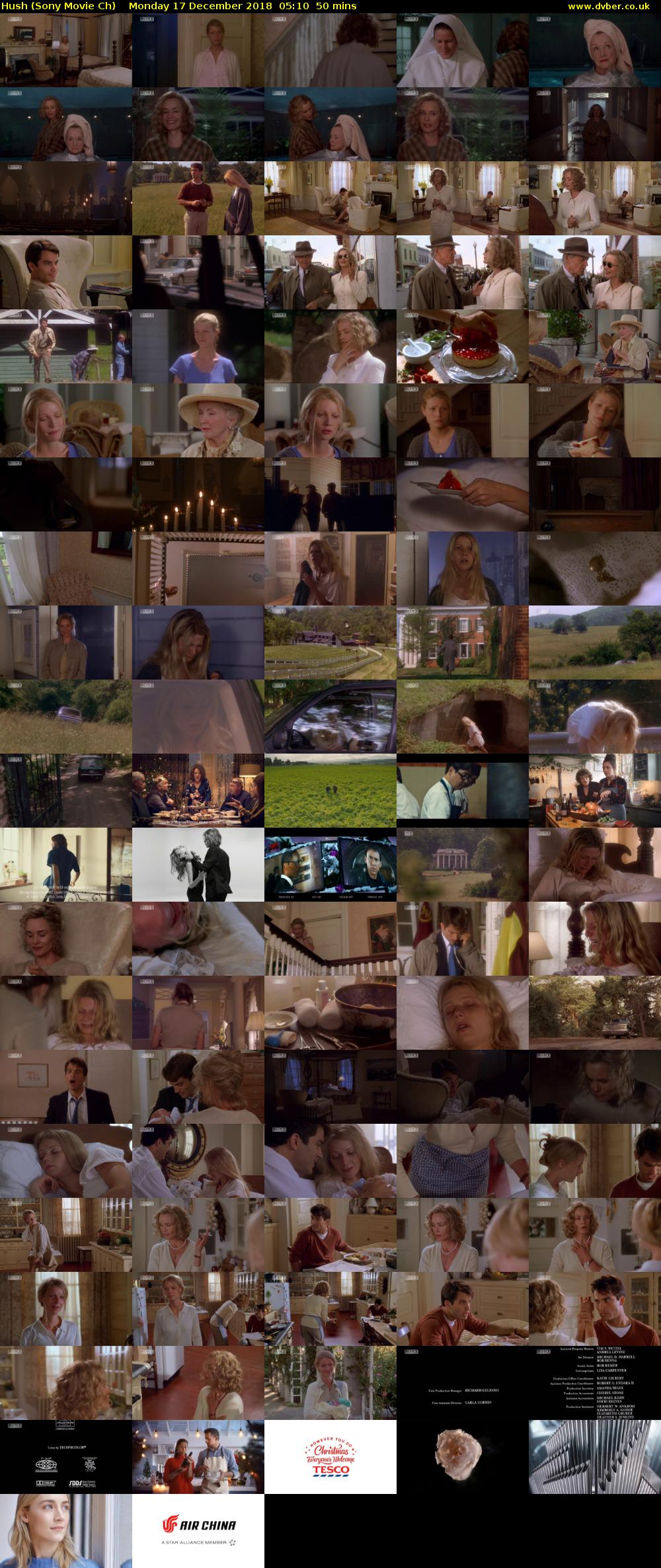 Hush (Sony Movie Ch) Monday 17 December 2018 05:10 - 06:00