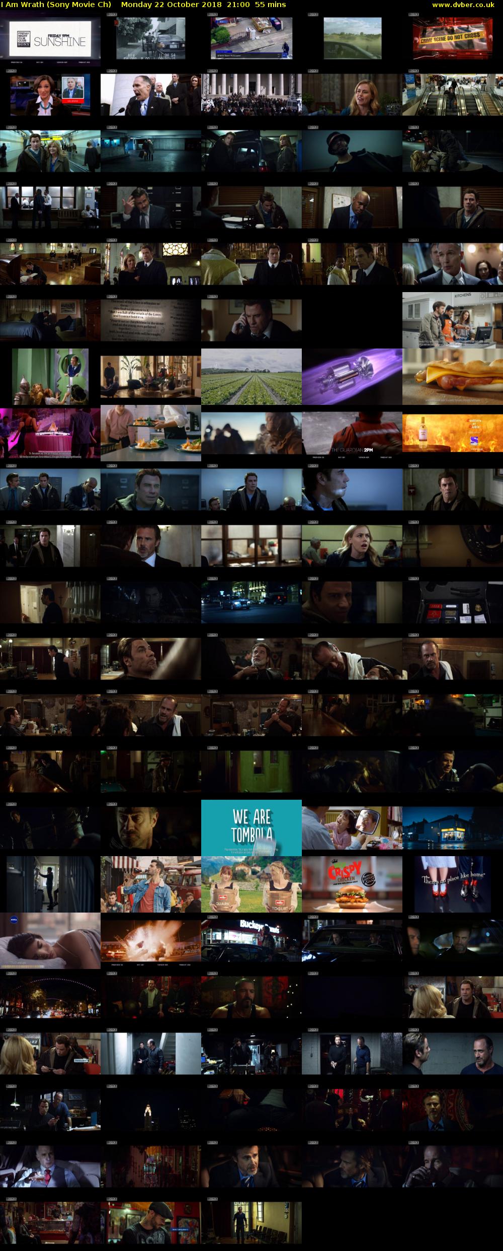 I Am Wrath (Sony Movie Ch) Monday 22 October 2018 21:00 - 21:55