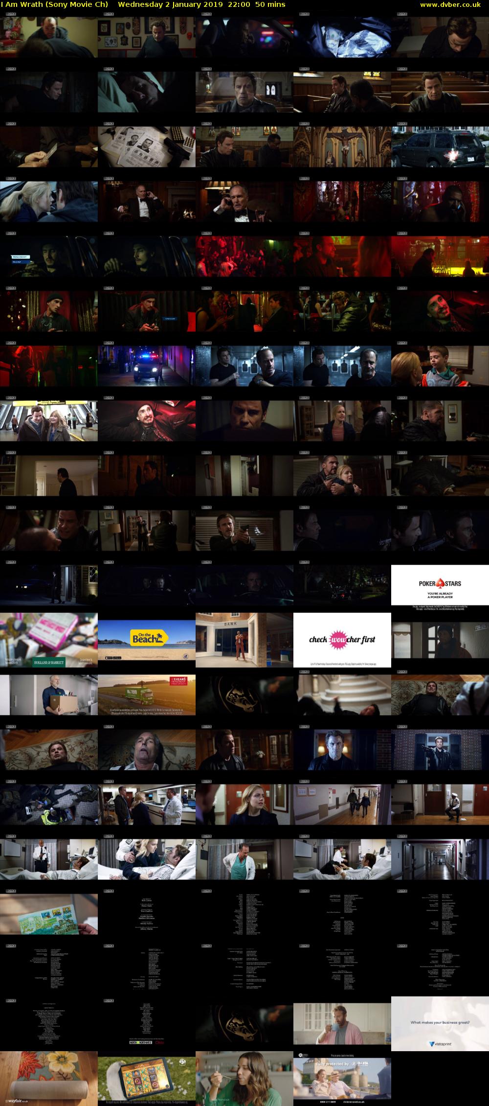 I Am Wrath (Sony Movie Ch) Wednesday 2 January 2019 22:00 - 22:50