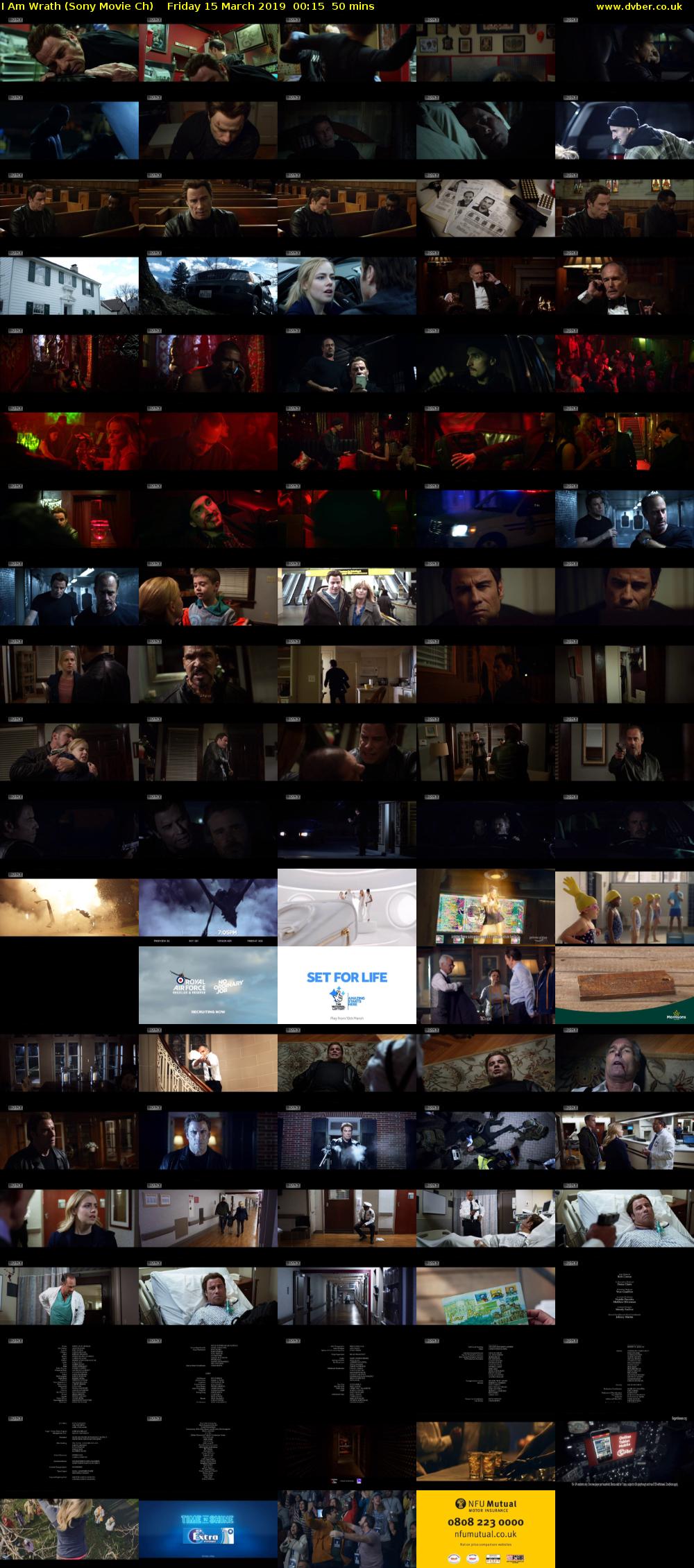 I Am Wrath (Sony Movie Ch) Friday 15 March 2019 00:15 - 01:05