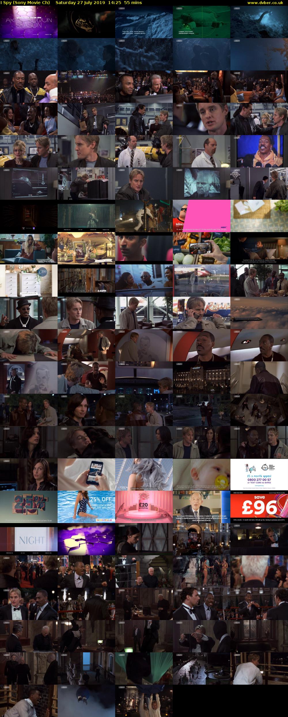 I Spy (Sony Movie Ch) Saturday 27 July 2019 14:25 - 15:20