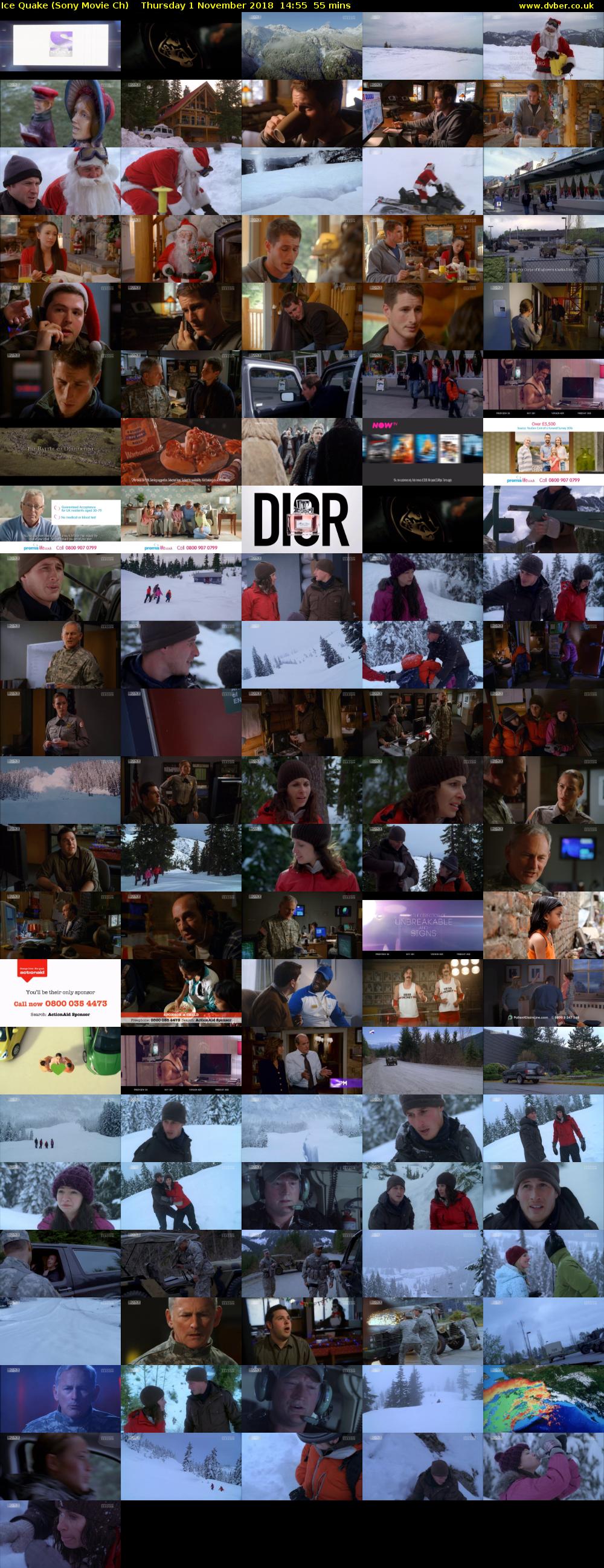 Ice Quake (Sony Movie Ch) Thursday 1 November 2018 14:55 - 15:50