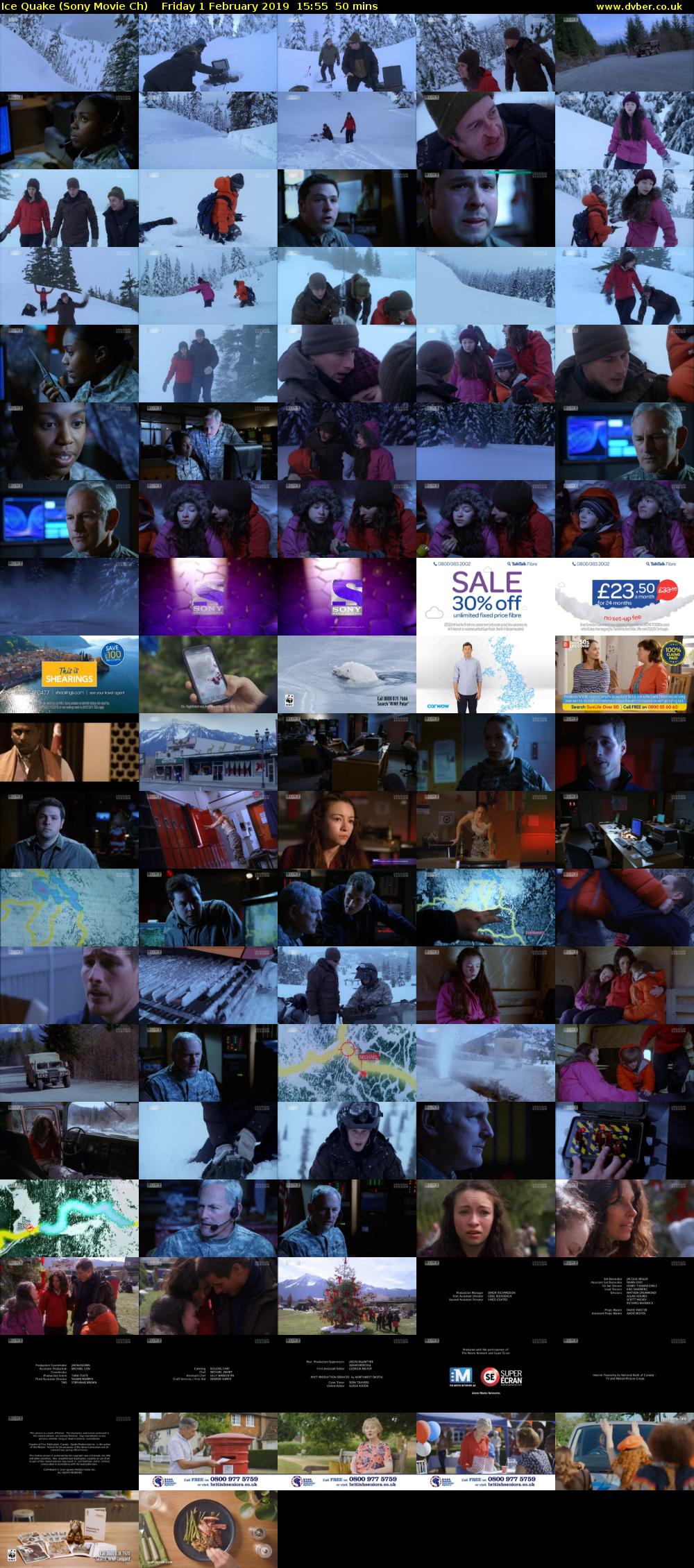 Ice Quake (Sony Movie Ch) Friday 1 February 2019 15:55 - 16:45