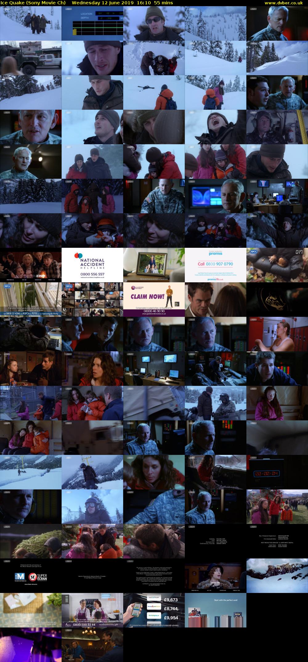 Ice Quake (Sony Movie Ch) Wednesday 12 June 2019 16:10 - 17:05