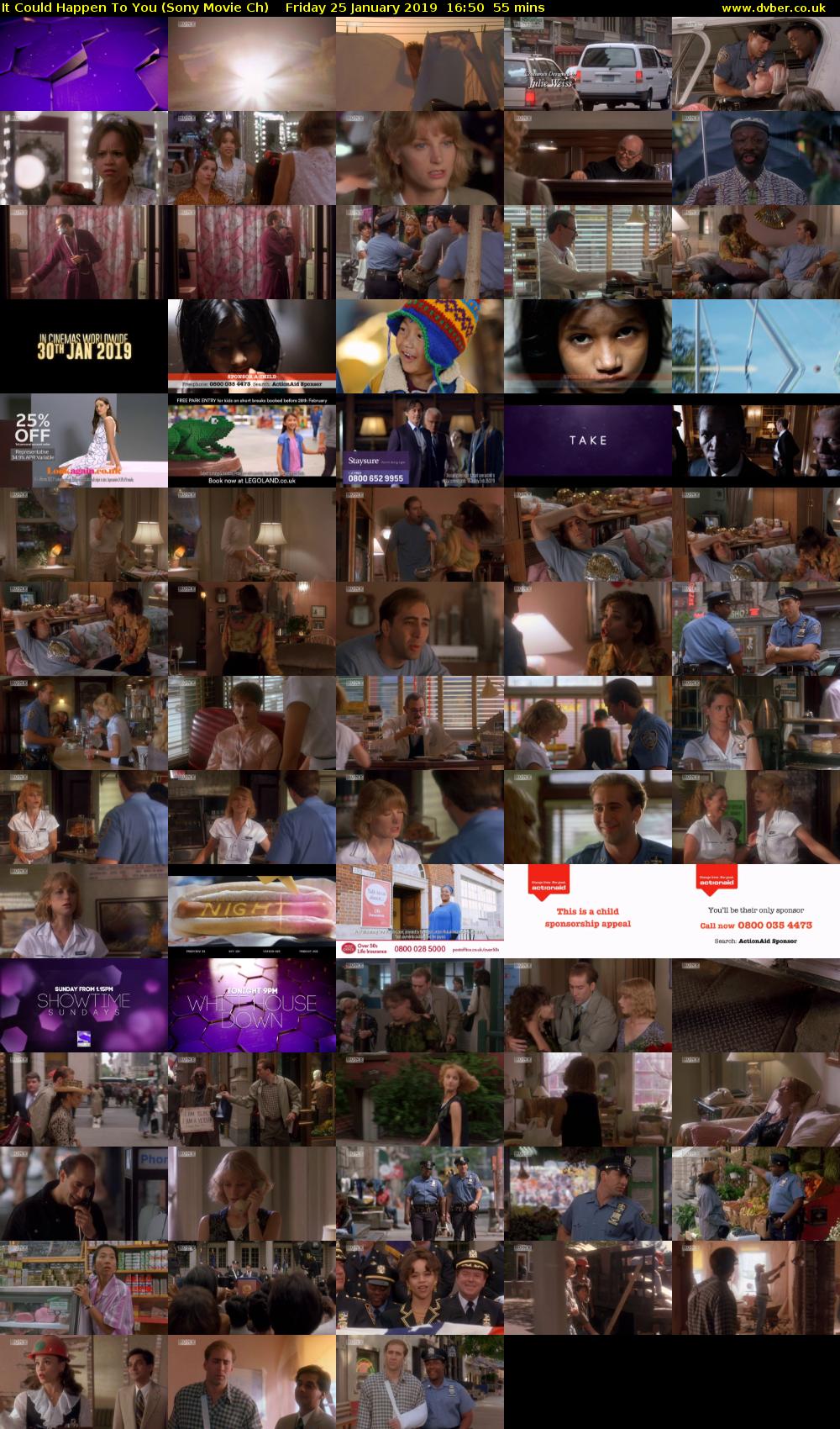 It Could Happen To You (Sony Movie Ch) Friday 25 January 2019 16:50 - 17:45