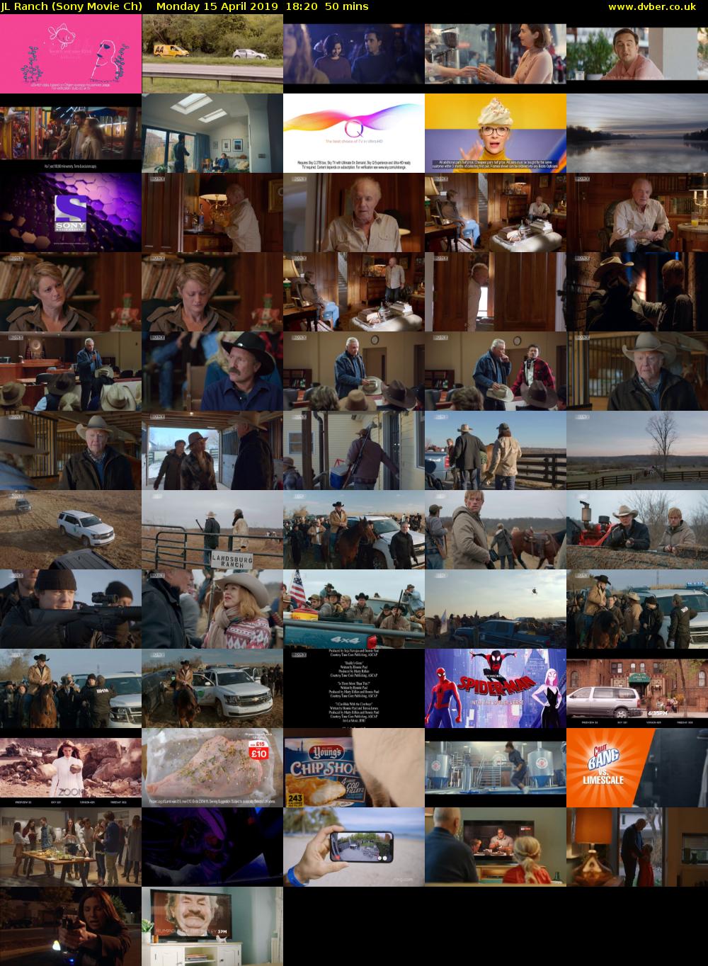 JL Ranch (Sony Movie Ch) Monday 15 April 2019 18:20 - 19:10