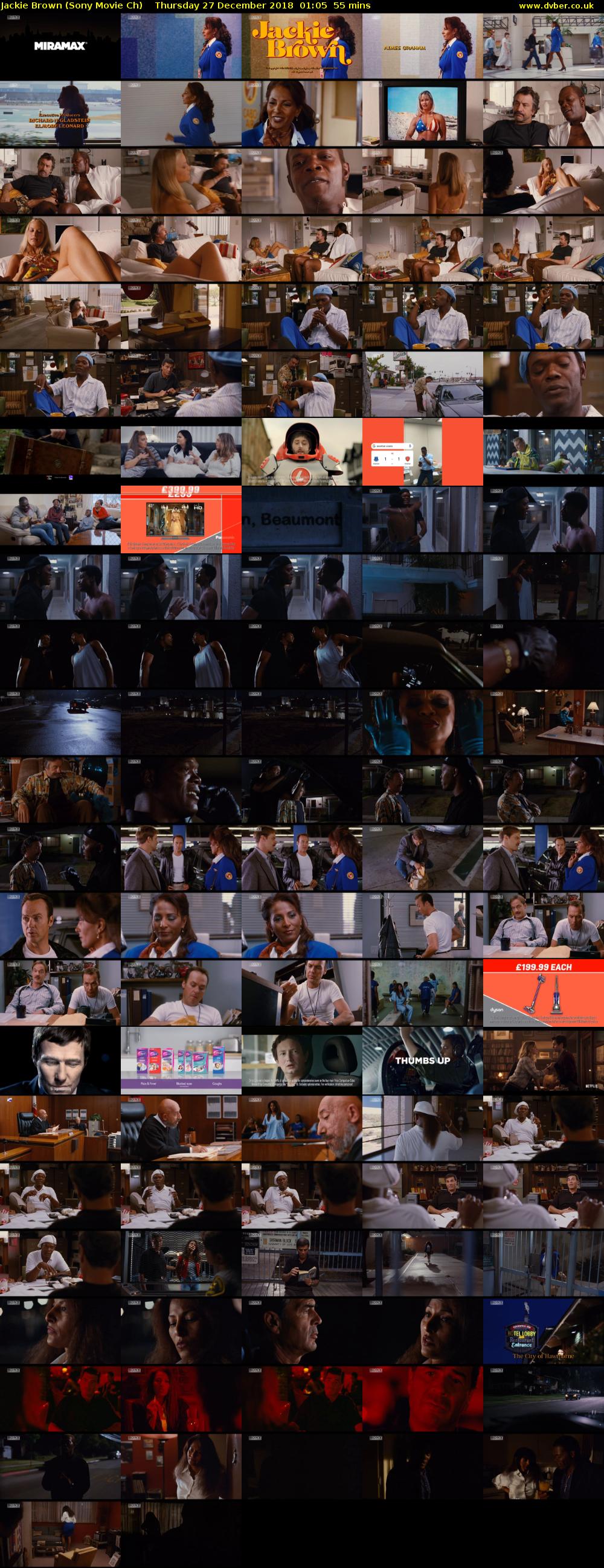 Jackie Brown (Sony Movie Ch) Thursday 27 December 2018 01:05 - 02:00