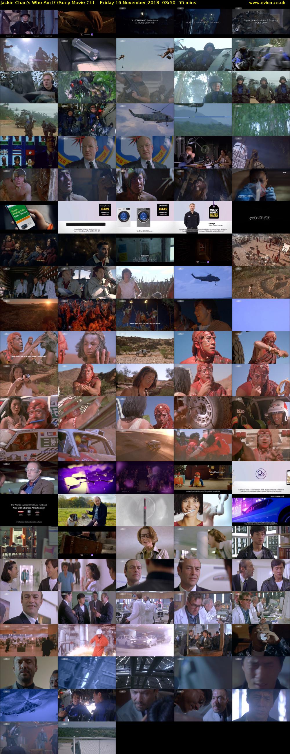 Jackie Chan's Who Am I? (Sony Movie Ch) Friday 16 November 2018 03:50 - 04:45