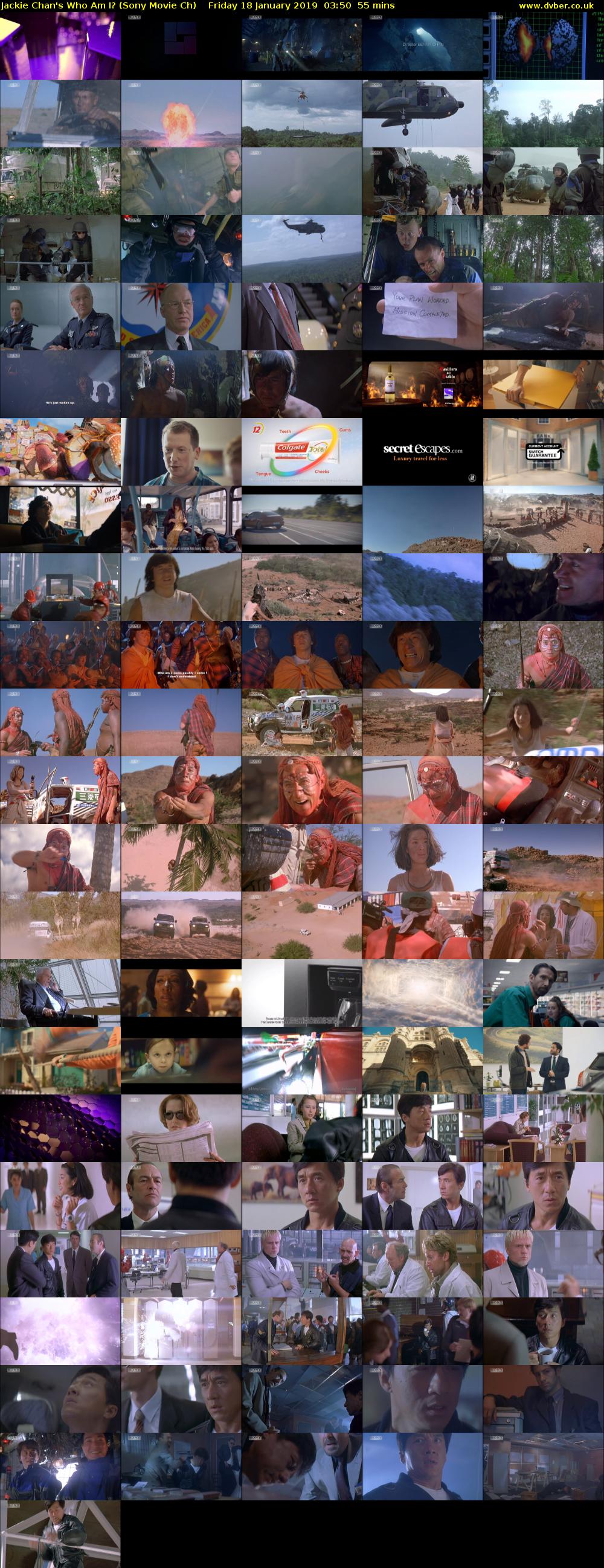 Jackie Chan's Who Am I? (Sony Movie Ch) Friday 18 January 2019 03:50 - 04:45