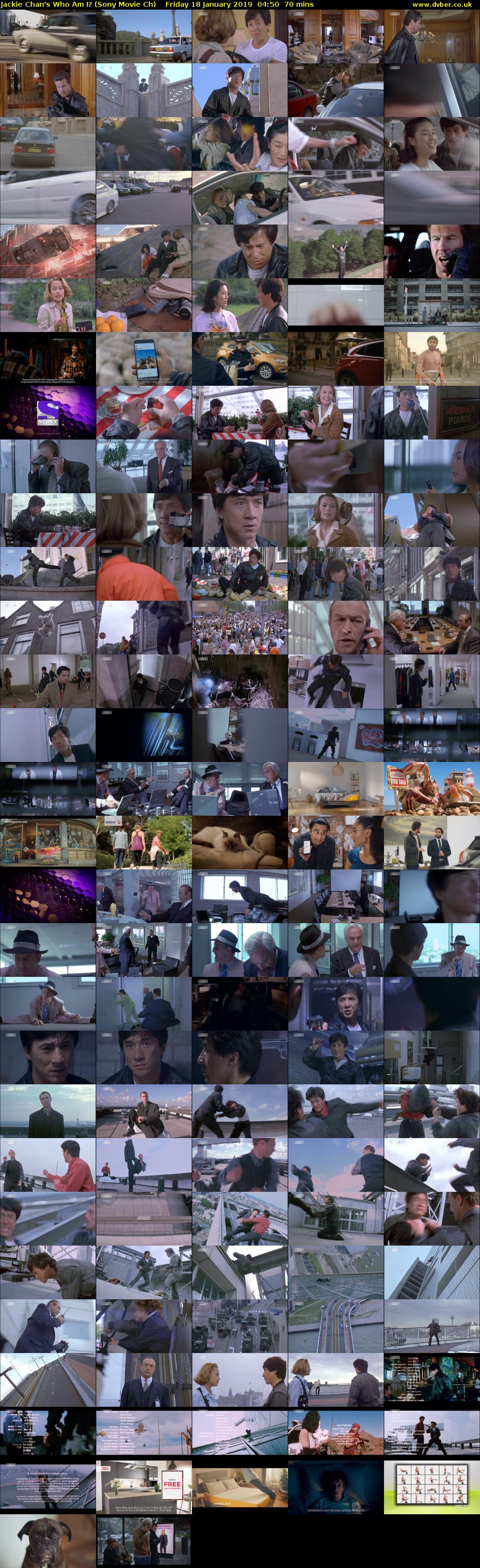 Jackie Chan's Who Am I? (Sony Movie Ch) Friday 18 January 2019 04:50 - 06:00