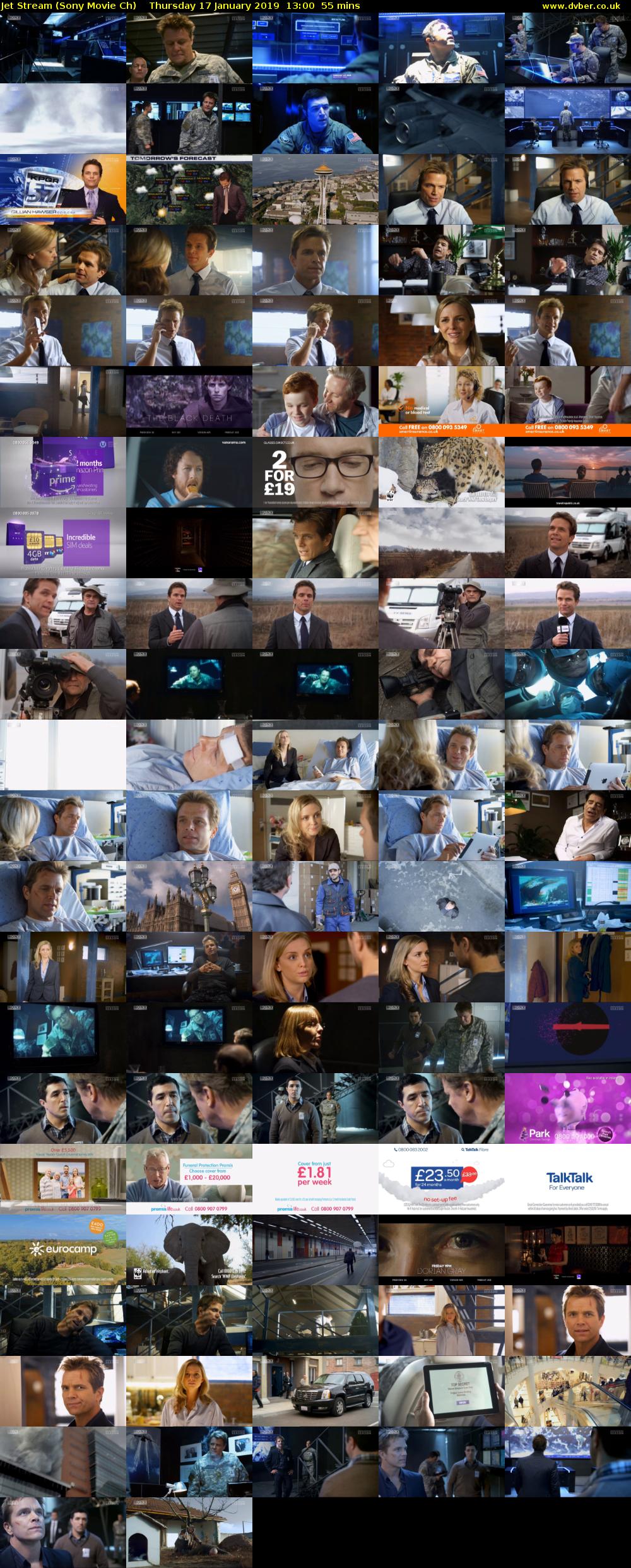 Jet Stream (Sony Movie Ch) Thursday 17 January 2019 13:00 - 13:55