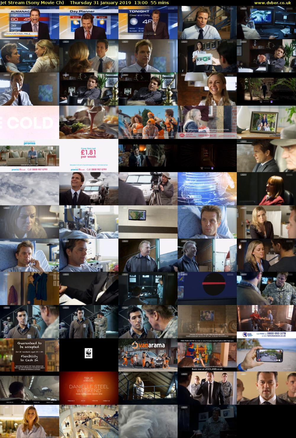 Jet Stream (Sony Movie Ch) Thursday 31 January 2019 13:00 - 13:55
