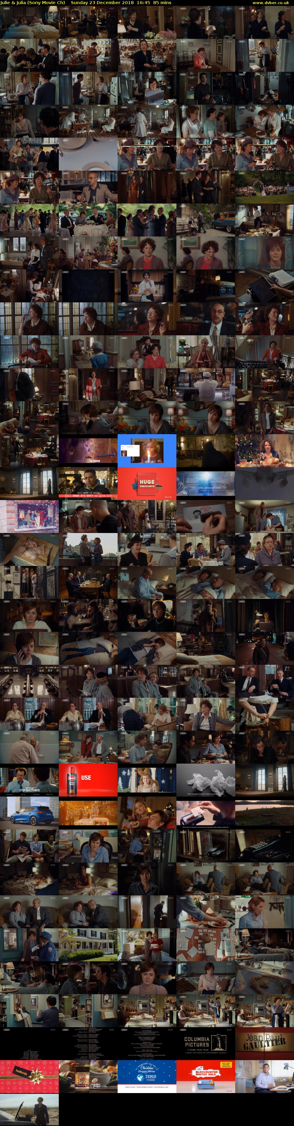 Julie & Julia (Sony Movie Ch) Sunday 23 December 2018 16:45 - 18:10