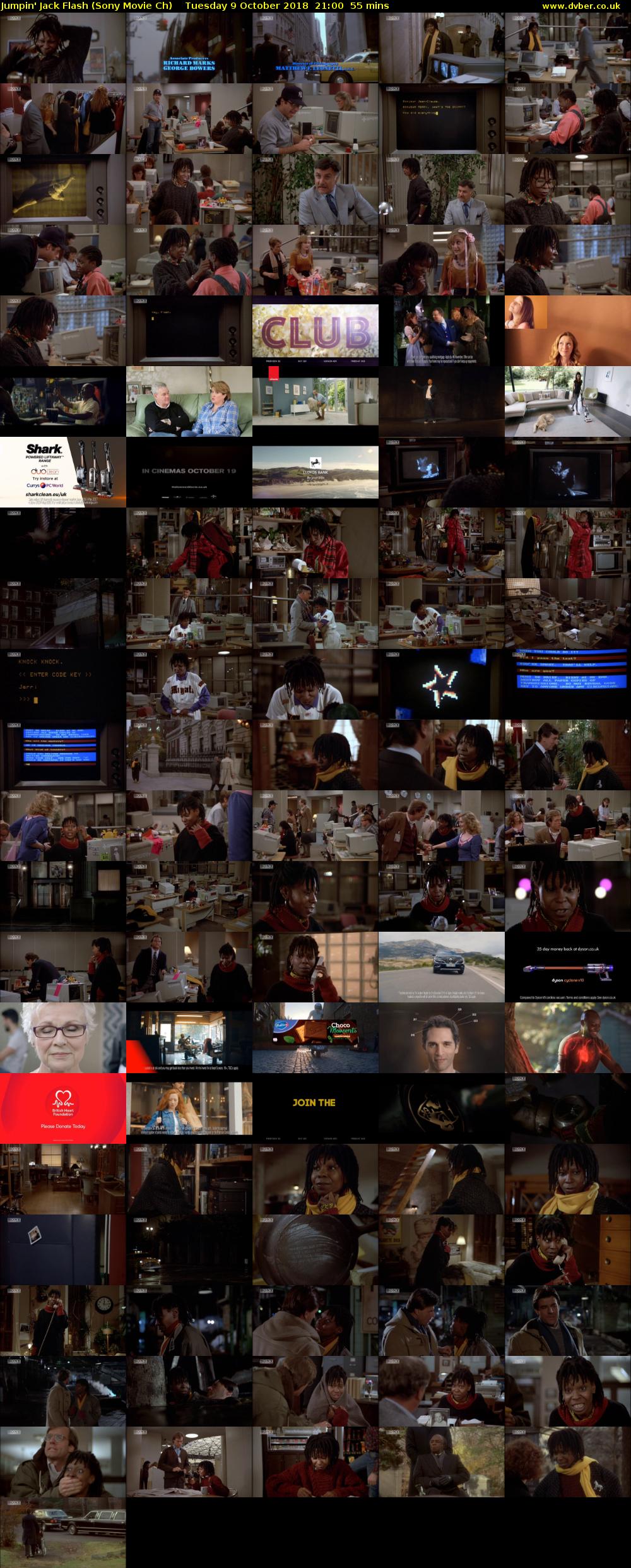 Jumpin' Jack Flash (Sony Movie Ch) Tuesday 9 October 2018 21:00 - 21:55