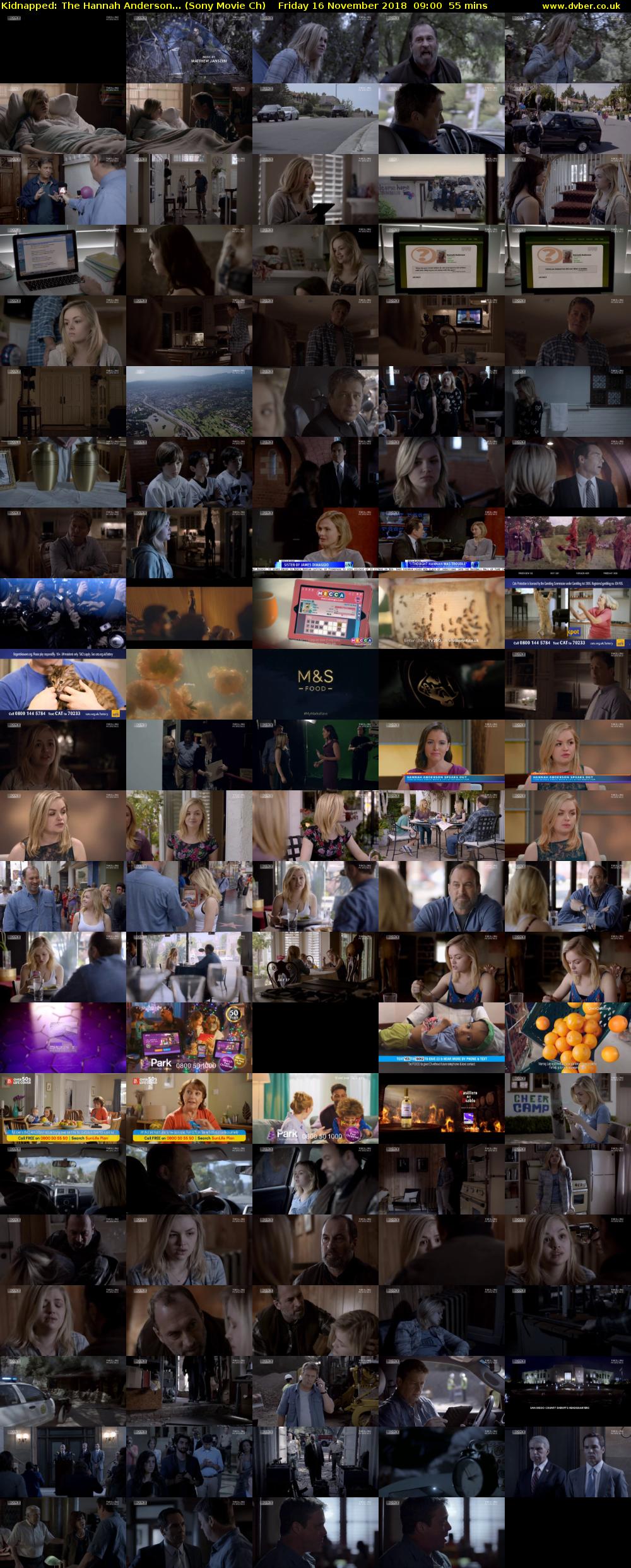 Kidnapped: The Hannah Anderson... (Sony Movie Ch) Friday 16 November 2018 09:00 - 09:55