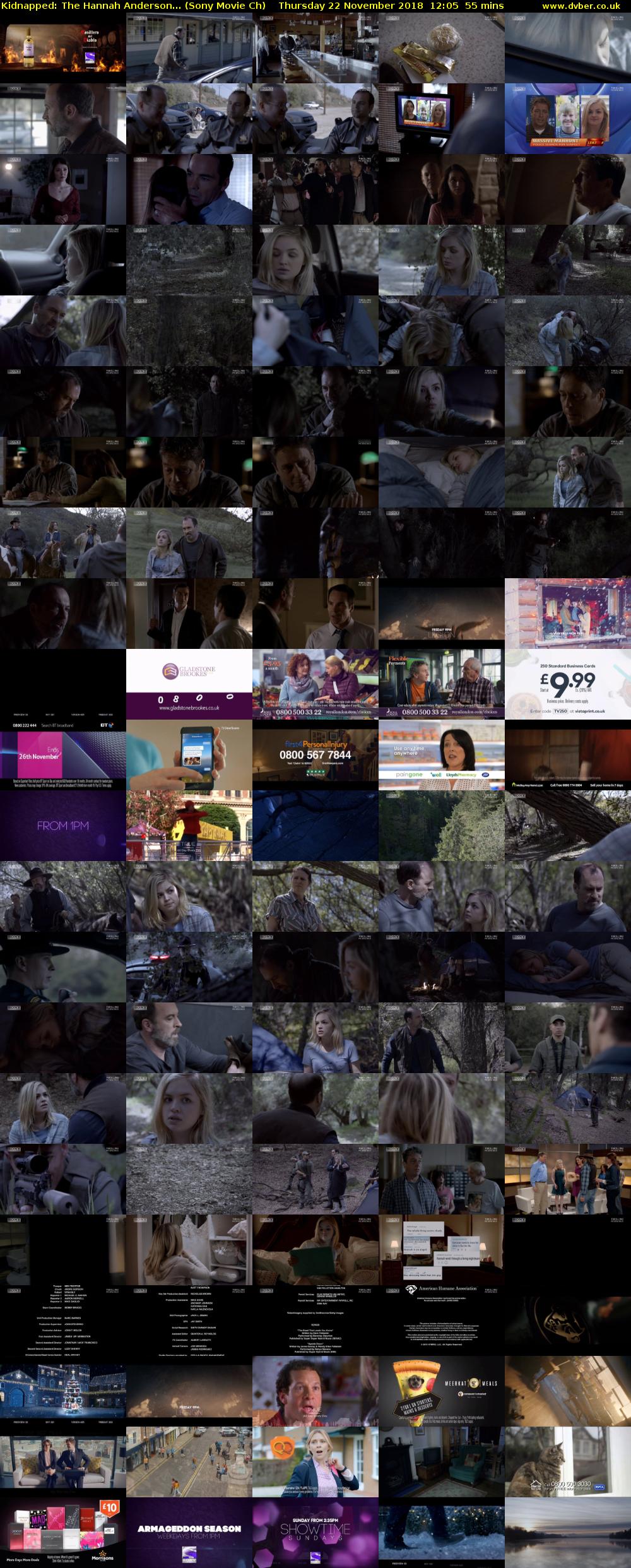 Kidnapped: The Hannah Anderson... (Sony Movie Ch) Thursday 22 November 2018 12:05 - 13:00