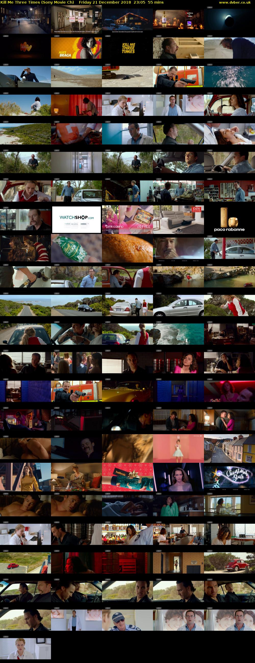 Kill Me Three Times (Sony Movie Ch) Friday 21 December 2018 23:05 - 00:00