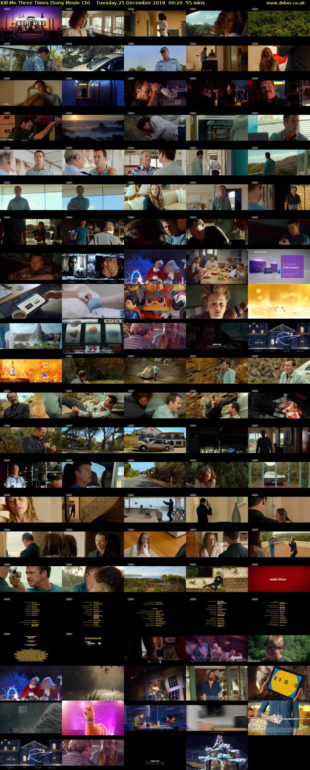 Kill Me Three Times (Sony Movie Ch) Tuesday 25 December 2018 00:20 - 01:15