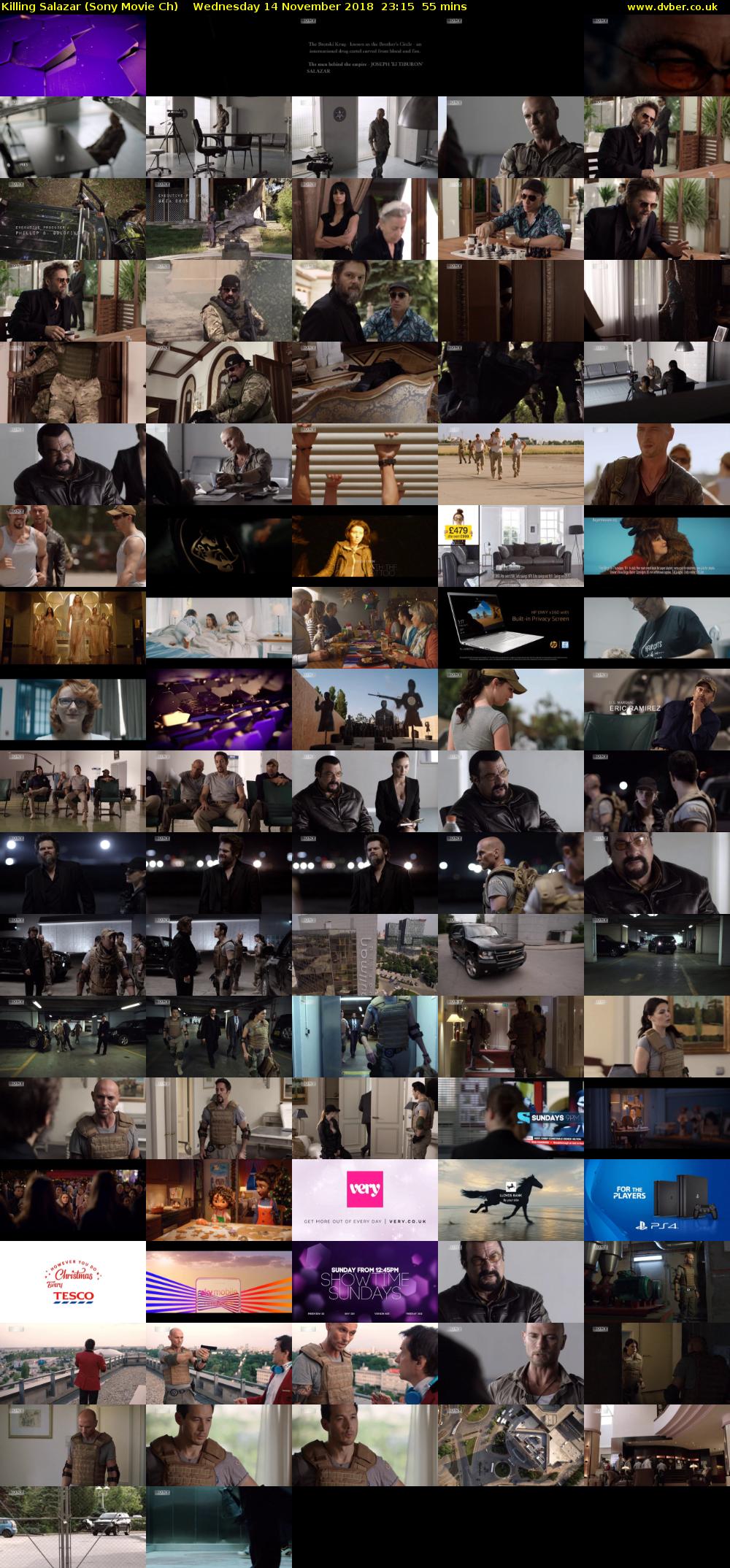 Killing Salazar (Sony Movie Ch) Wednesday 14 November 2018 23:15 - 00:10