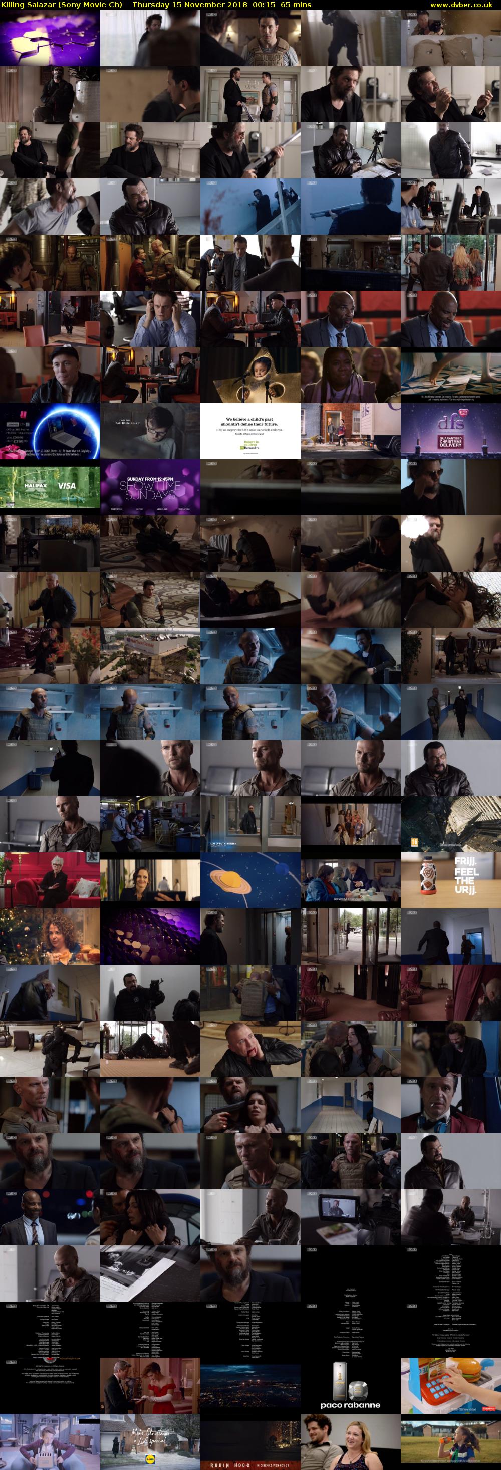 Killing Salazar (Sony Movie Ch) Thursday 15 November 2018 00:15 - 01:20