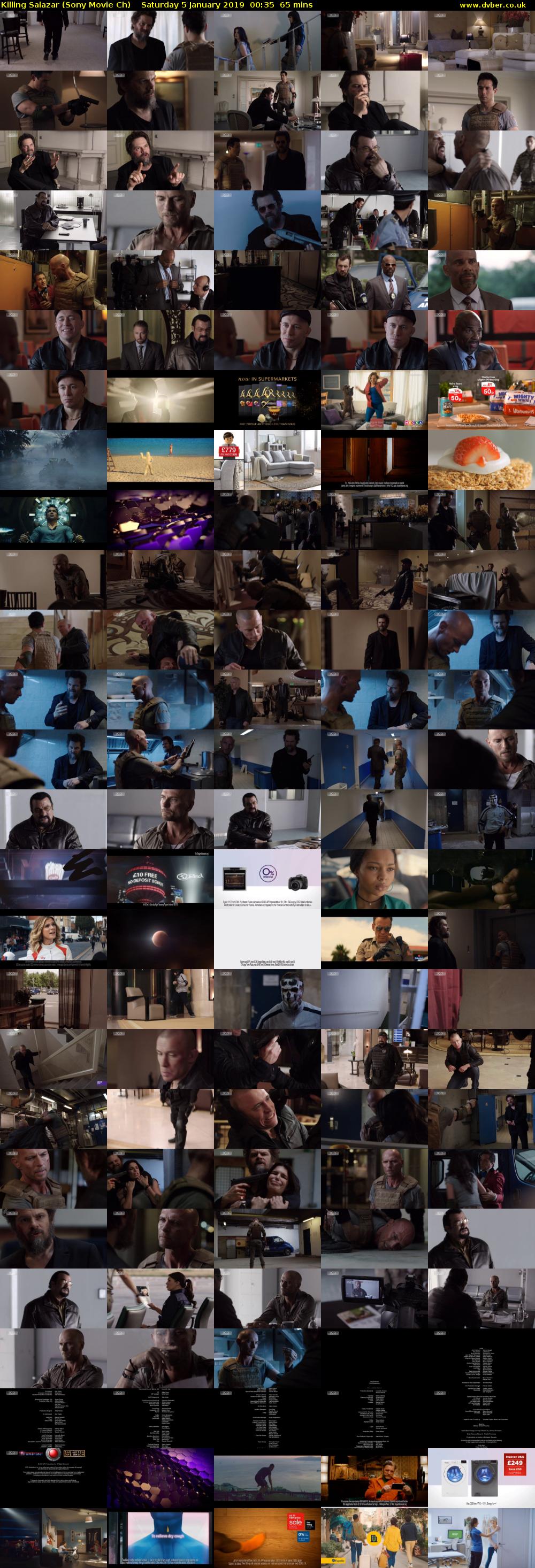 Killing Salazar (Sony Movie Ch) Saturday 5 January 2019 00:35 - 01:40