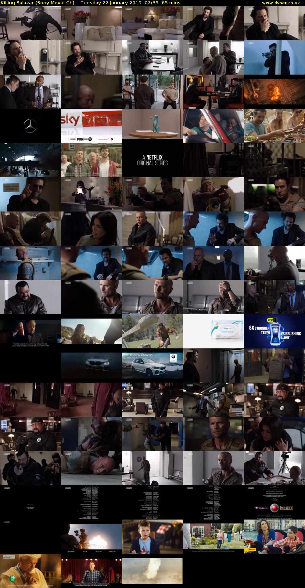 Killing Salazar (Sony Movie Ch) Tuesday 22 January 2019 02:35 - 03:40