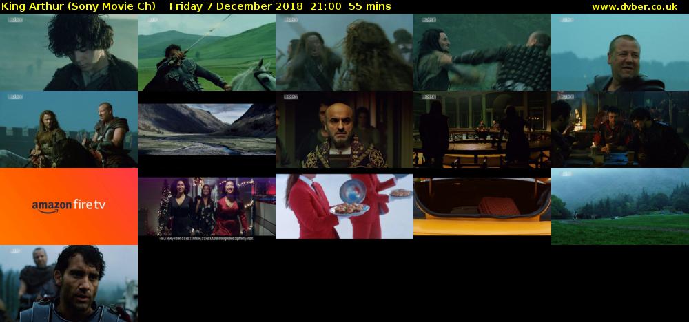 King Arthur (Sony Movie Ch) Friday 7 December 2018 21:00 - 21:55