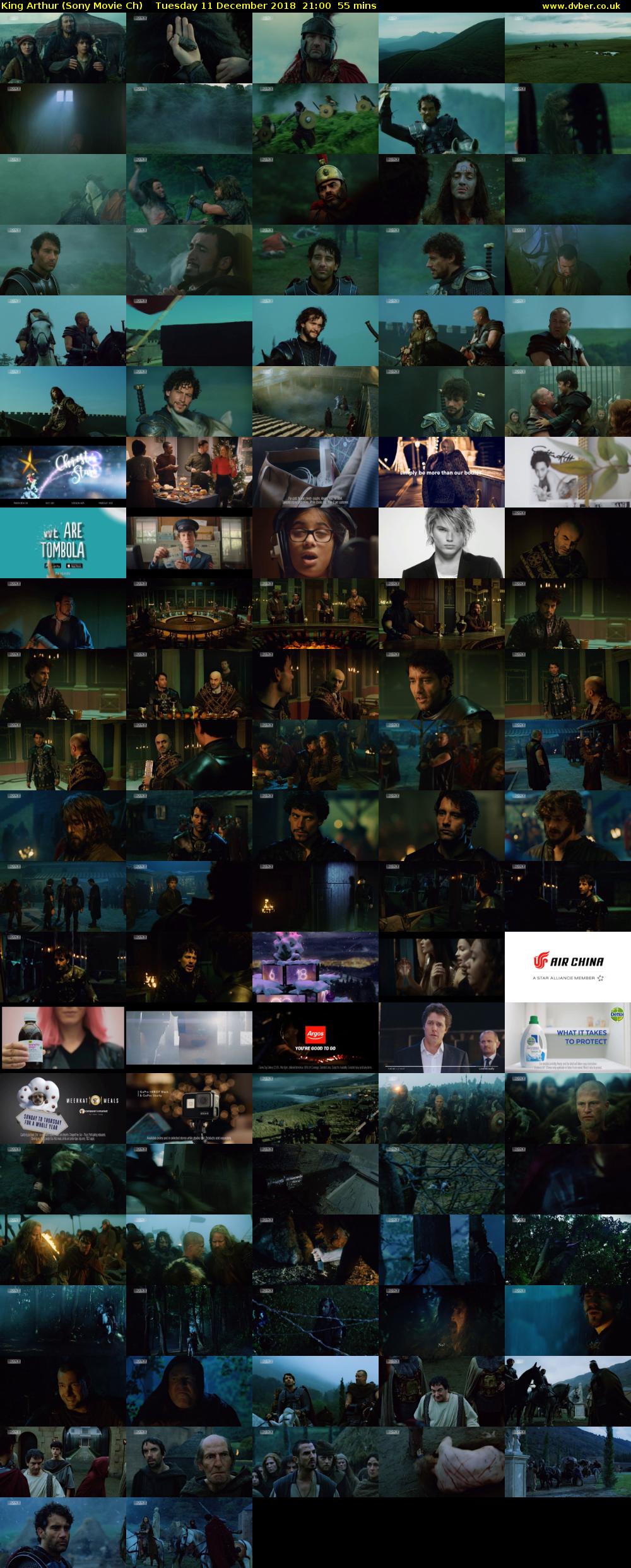 King Arthur (Sony Movie Ch) Tuesday 11 December 2018 21:00 - 21:55