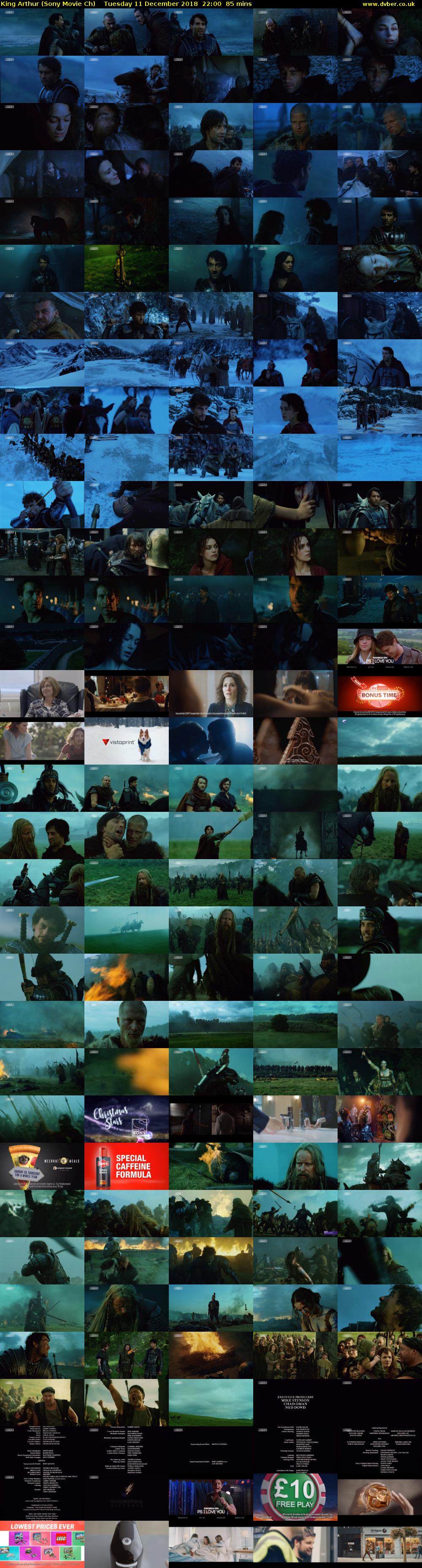 King Arthur (Sony Movie Ch) Tuesday 11 December 2018 22:00 - 23:25