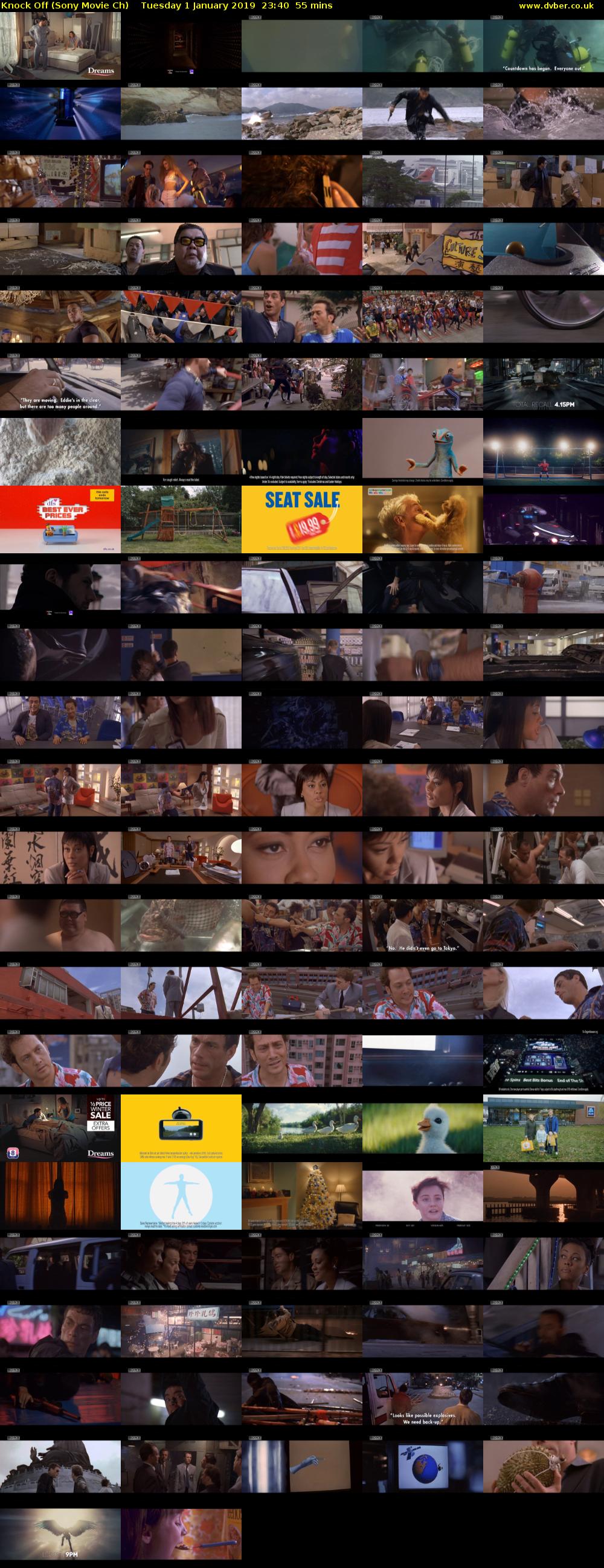 Knock Off (Sony Movie Ch) Tuesday 1 January 2019 23:40 - 00:35