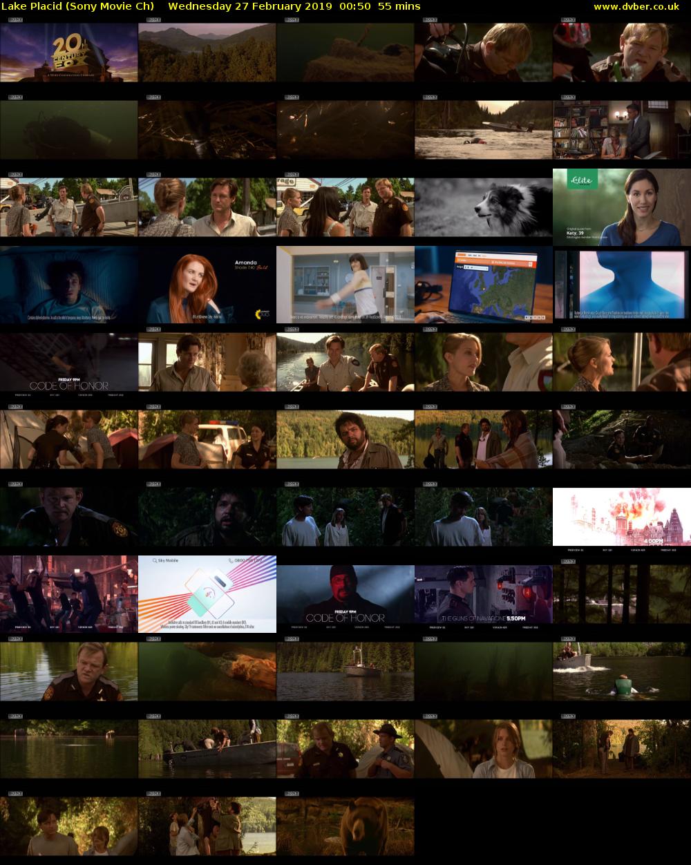 Lake Placid (Sony Movie Ch) Wednesday 27 February 2019 00:50 - 01:45