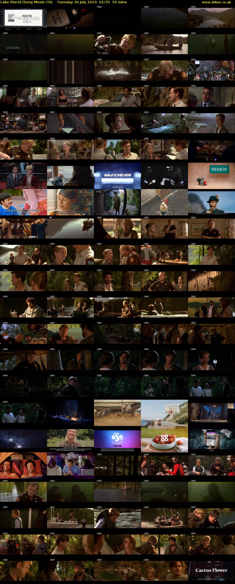 Lake Placid (Sony Movie Ch) Tuesday 30 July 2019 01:55 - 02:50
