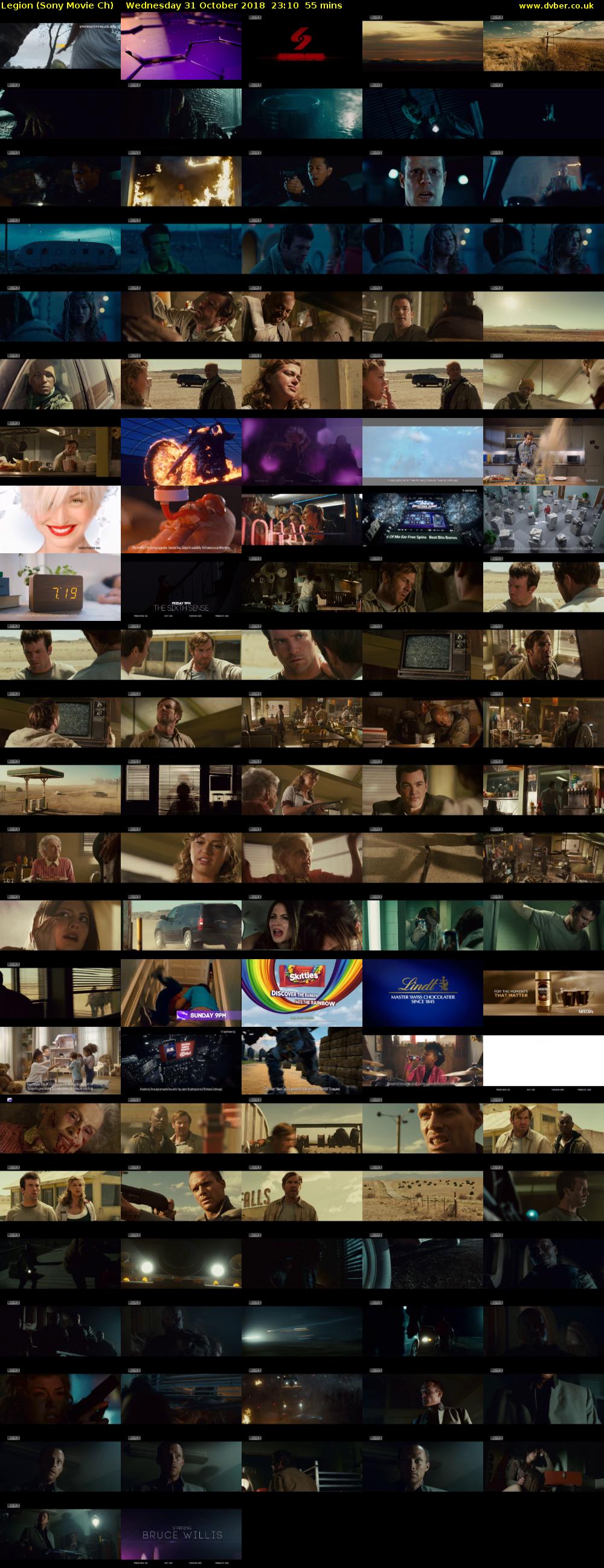 Legion (Sony Movie Ch) Wednesday 31 October 2018 23:10 - 00:05