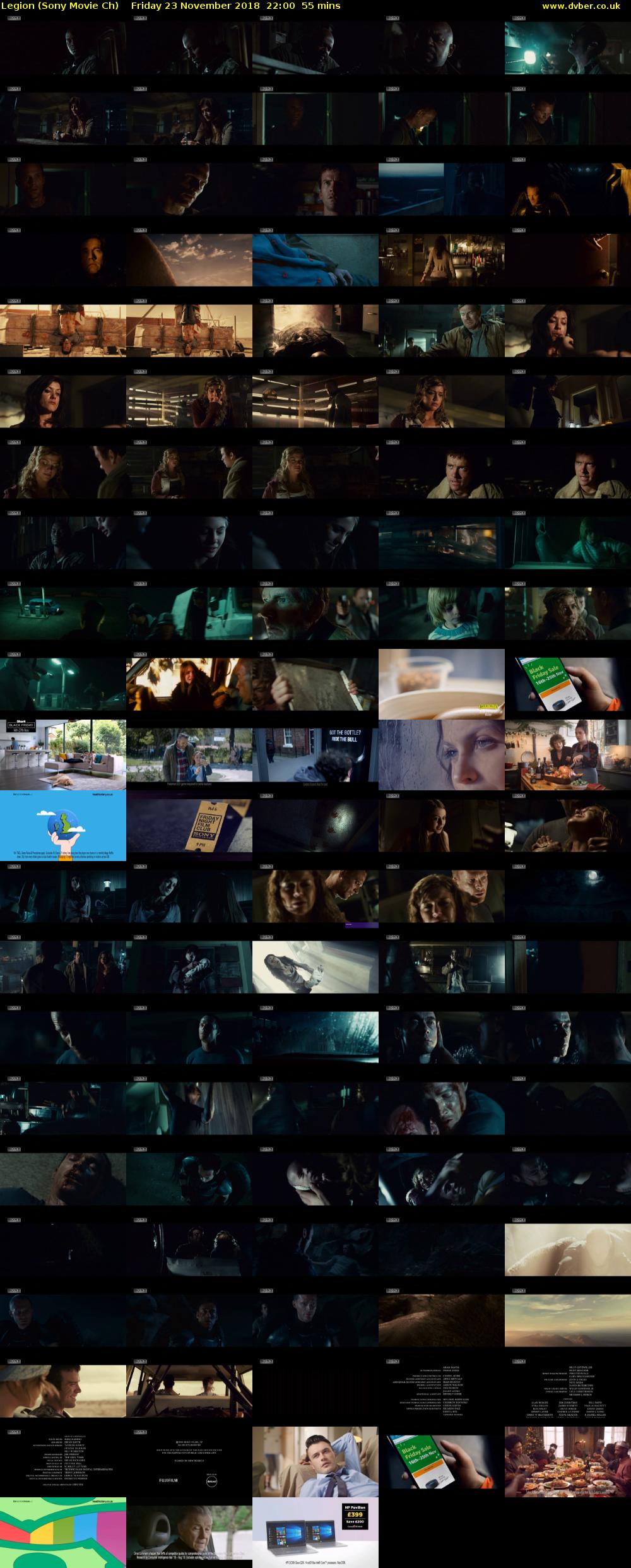 Legion (Sony Movie Ch) Friday 23 November 2018 22:00 - 22:55