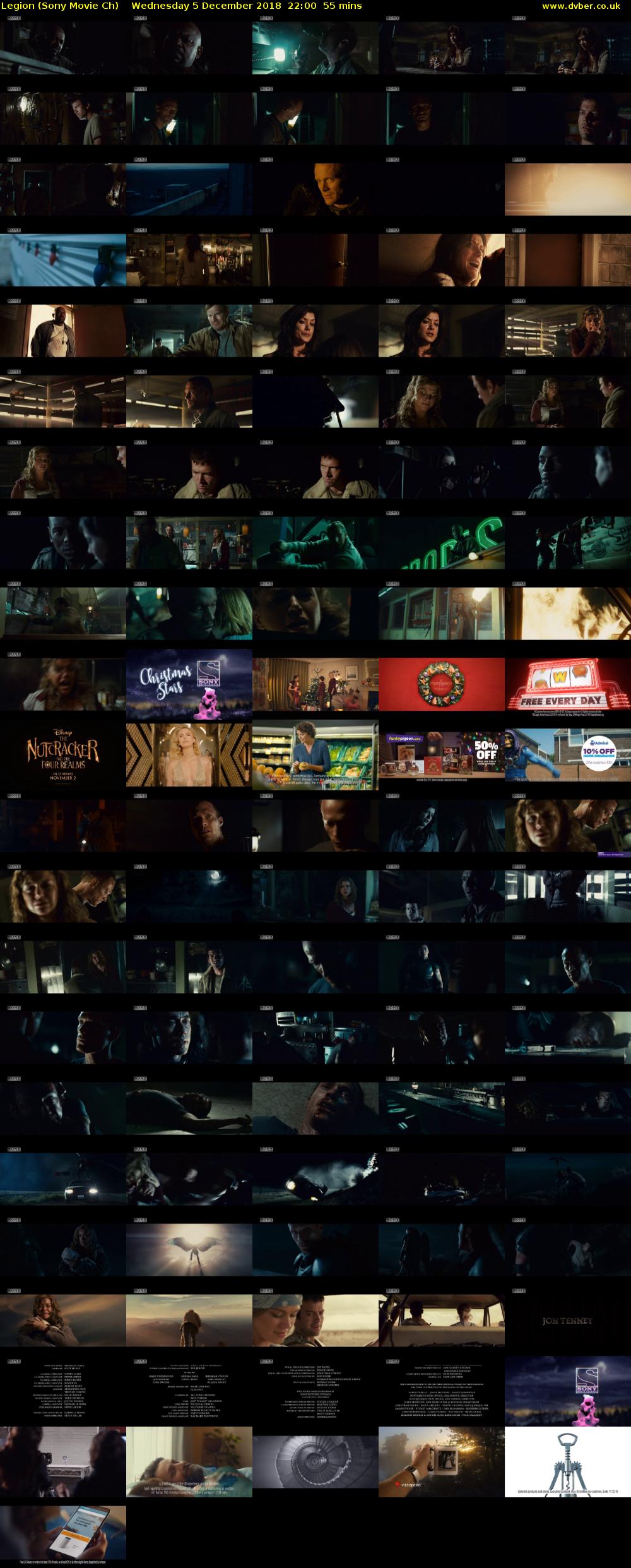 Legion (Sony Movie Ch) Wednesday 5 December 2018 22:00 - 22:55