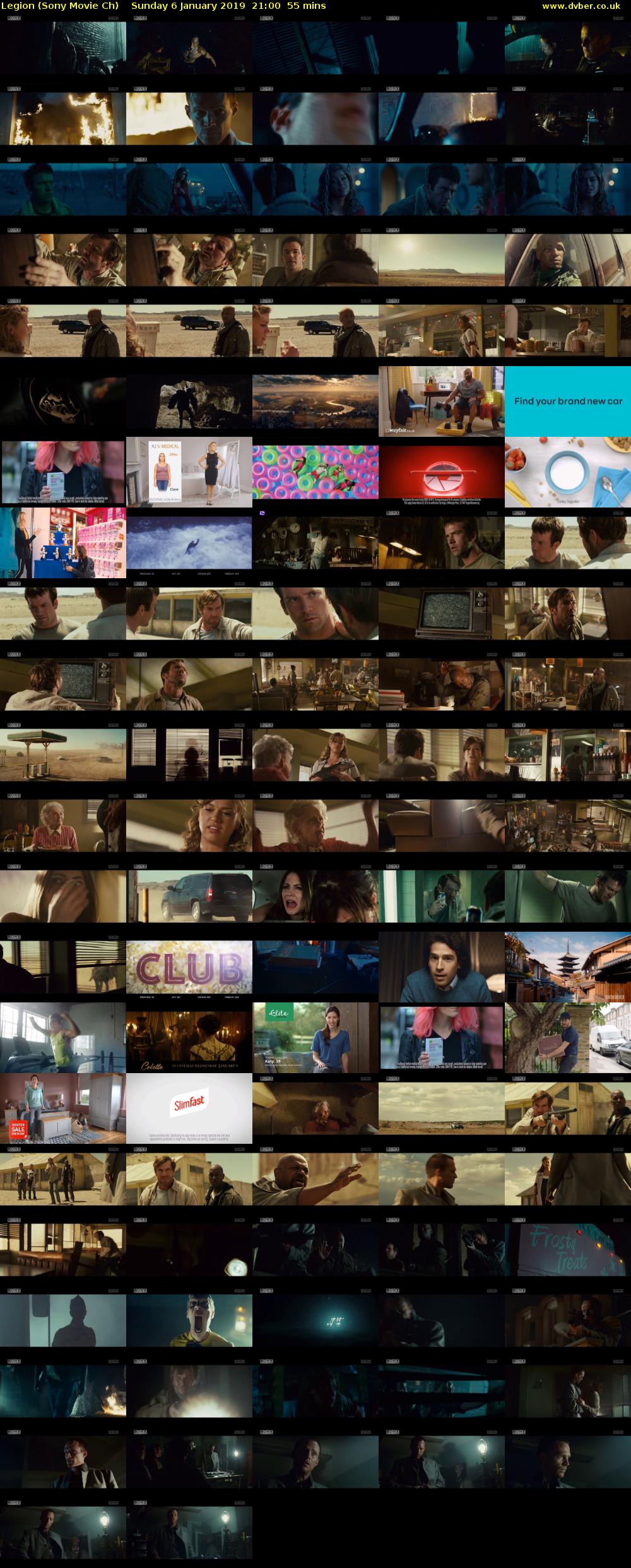 Legion (Sony Movie Ch) Sunday 6 January 2019 21:00 - 21:55